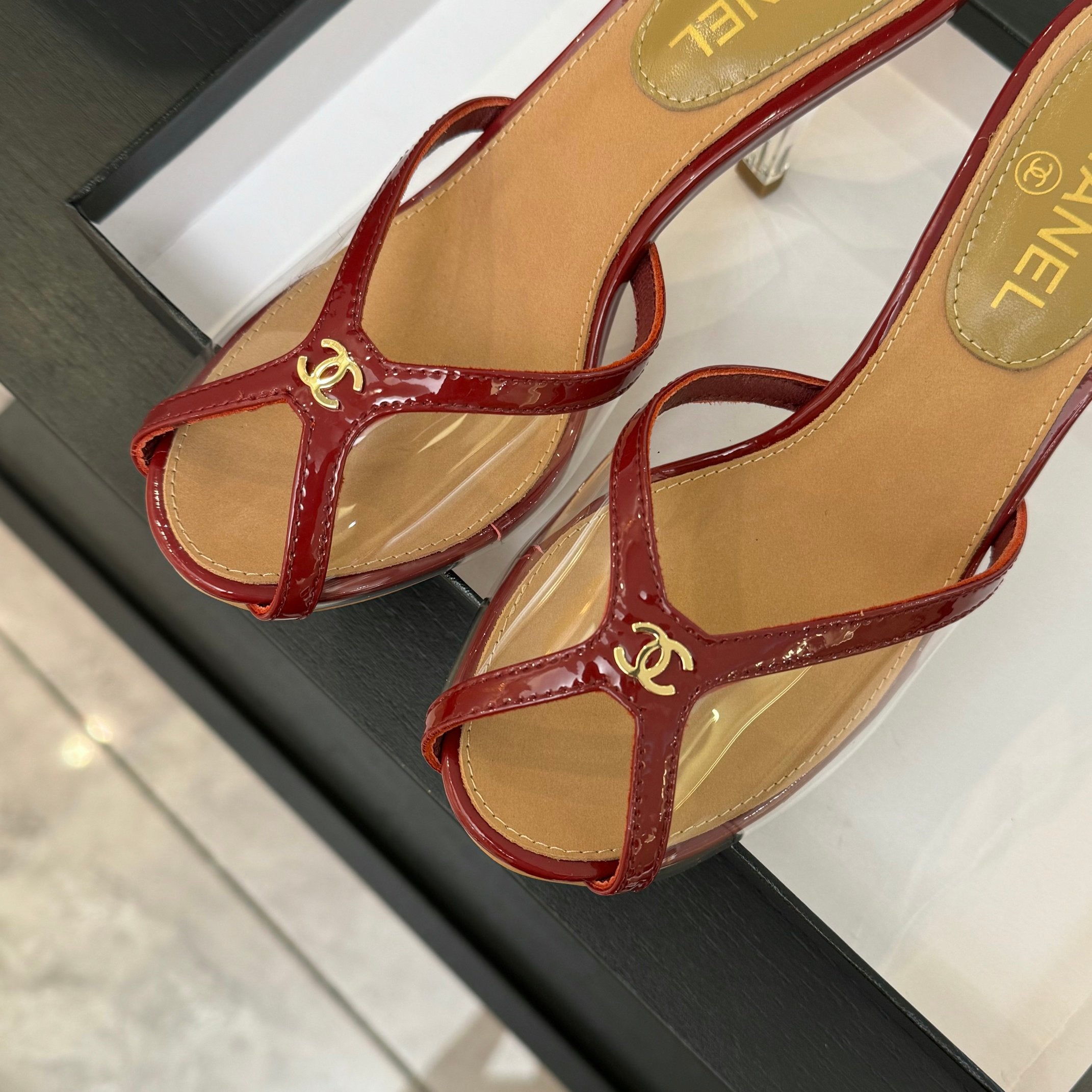 Chanel 2026 Mule Sandal 70mm Suede Leather 671441