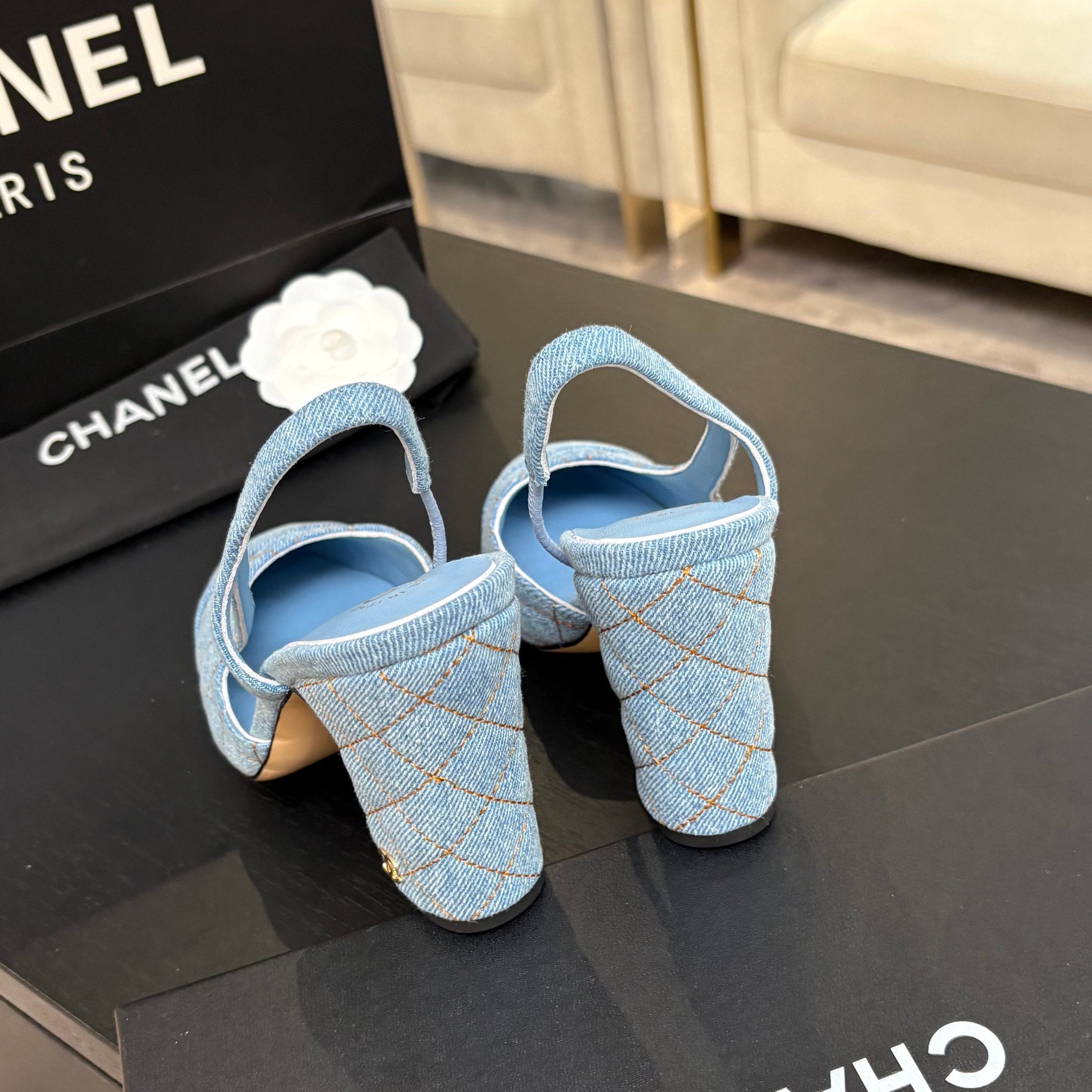 Chanel 2026 Shoe Denim Suede Sheepskin 958004