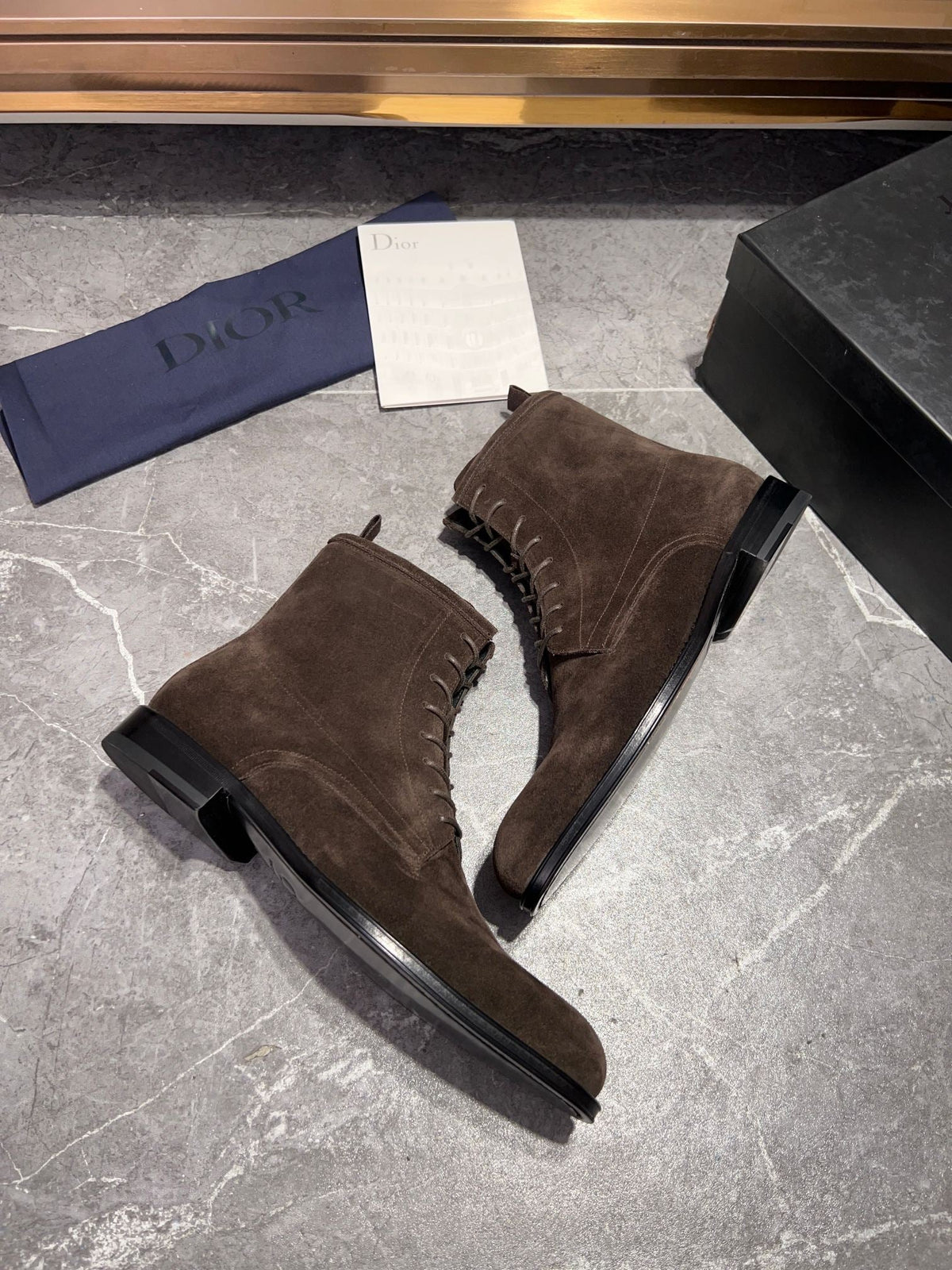 CD JUMP LACE-UP BOOT BROWN SUEDE