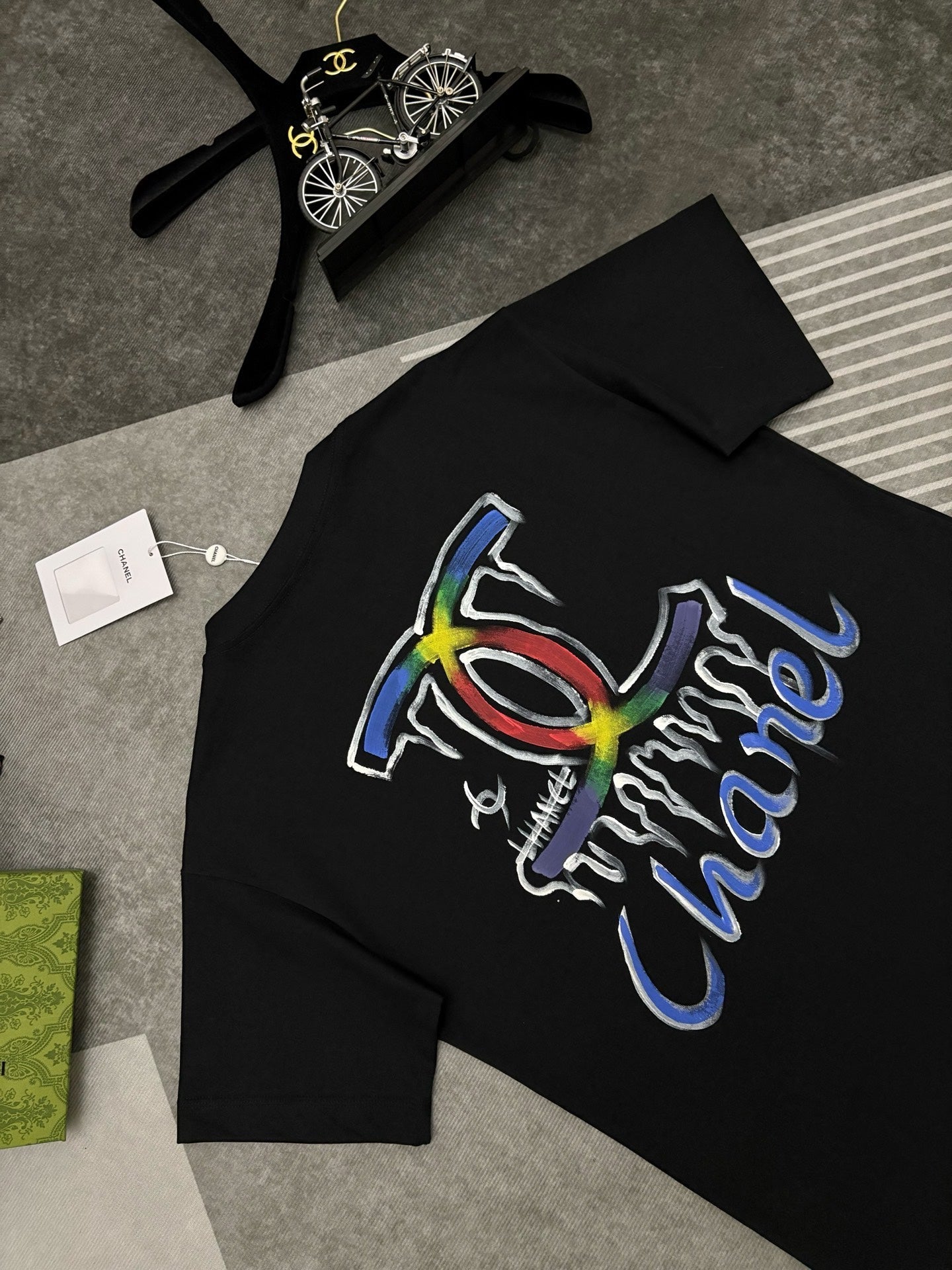 CC 2026 Short-Sleeve T-Shirt Rainbow Graffiti Cotton 431014