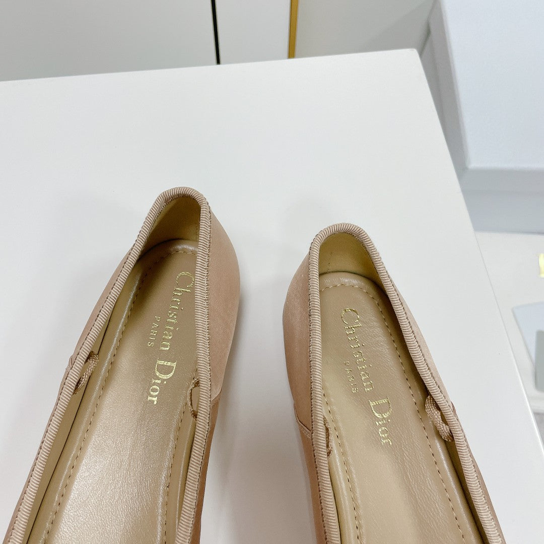 Dior 2026 Grosgrain D-Joy Ballet Flats Satin 966604
