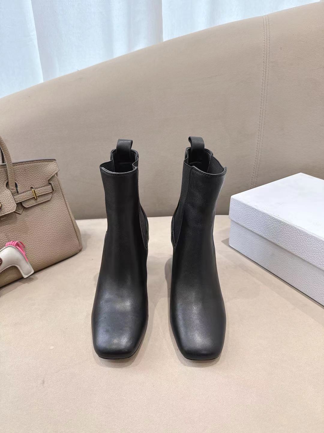 Dior 2026 D-Art Heeled Ankle Boots 80mm Suede Leather 139822
