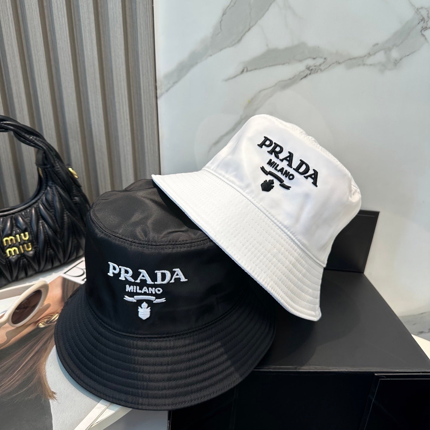 Prada Bucket Hat Cotton 380964