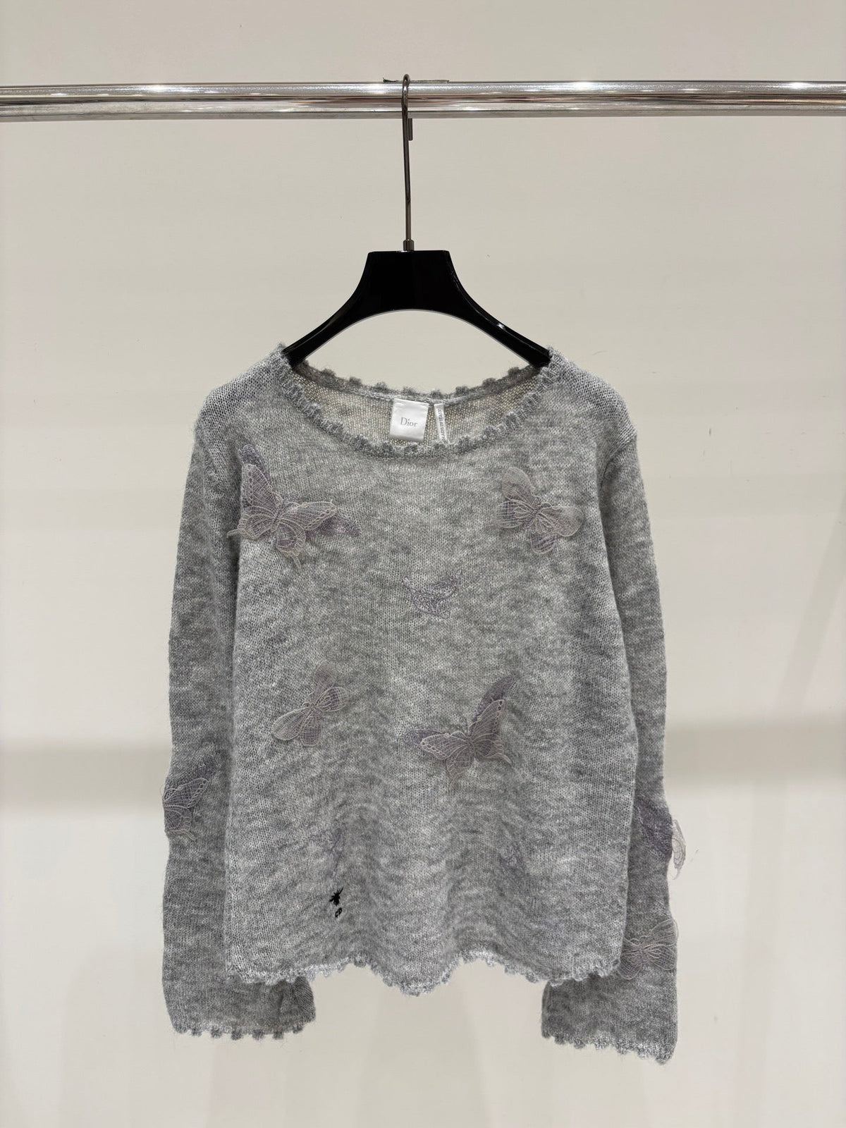Dior 2026 Lace Butterfly Knitted Top Wool 481899