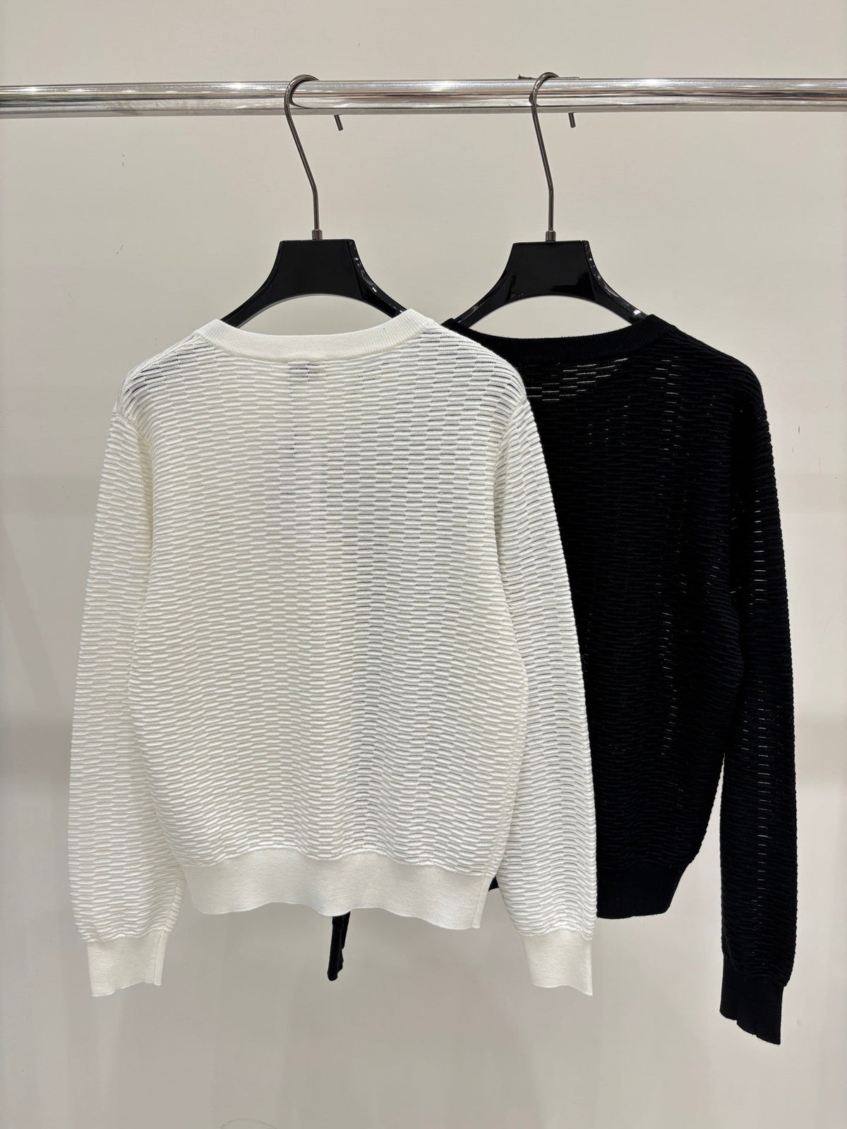 Celine 2026 Hollow-out Knit Cardigan With Metal Buttons 431811