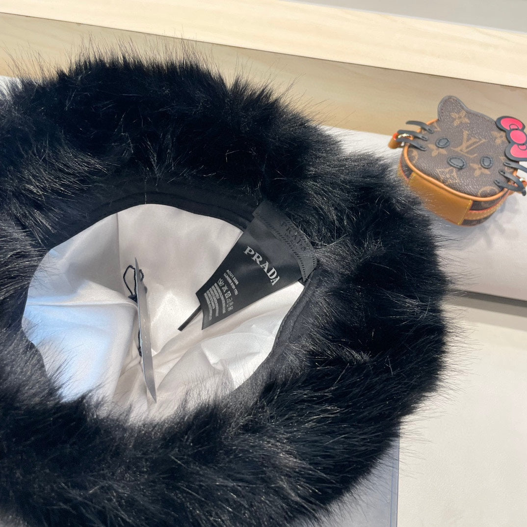 Prada Fur Fisherman Hat 491857