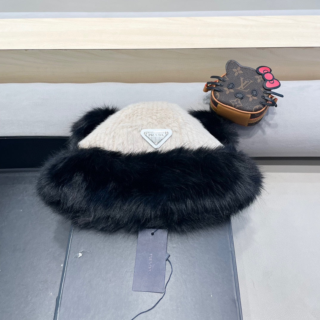 Prada Fur Fisherman Hat 491857