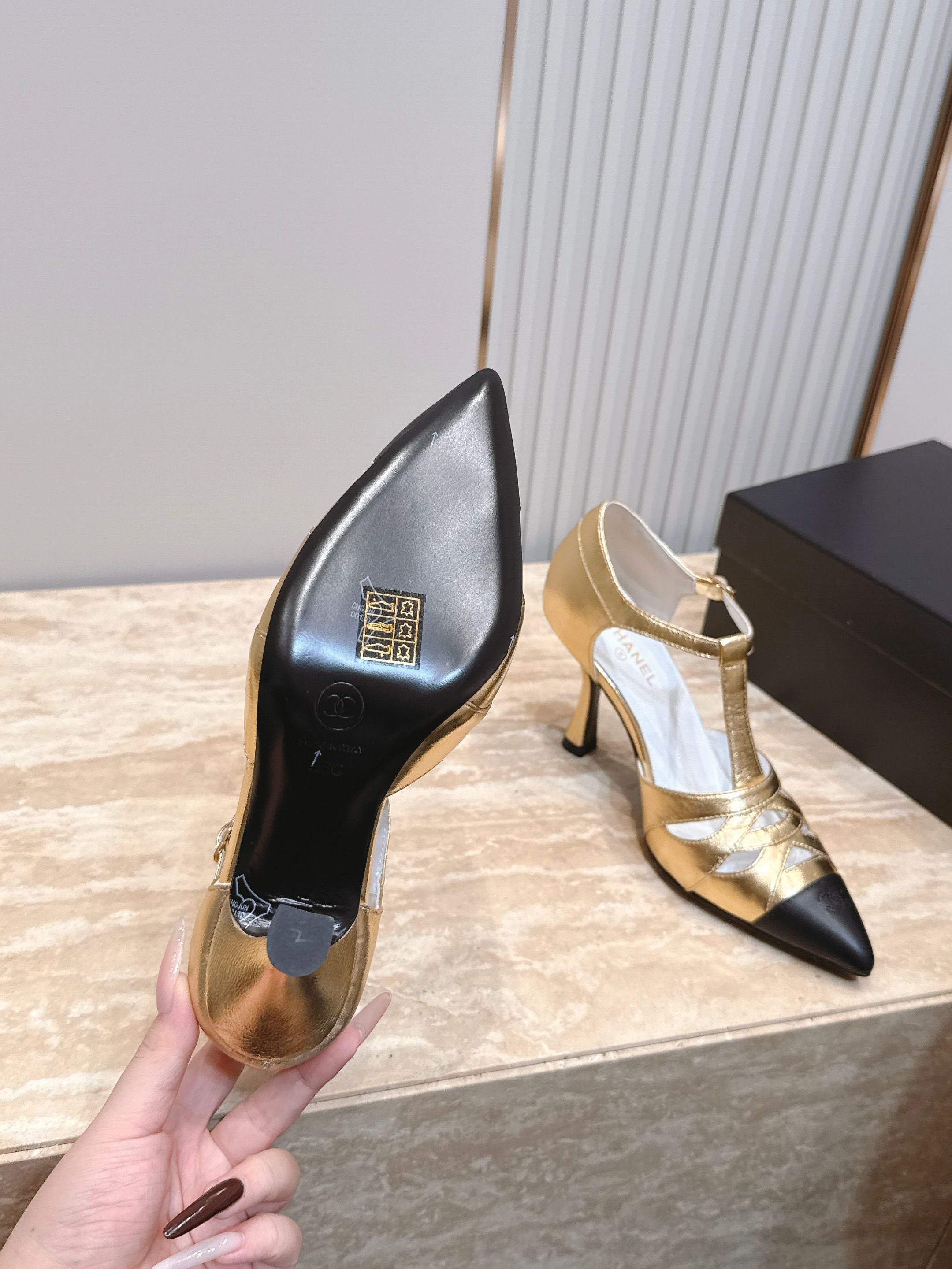 Channel 2026 Slingback Pump 90mm Calfskin 898934