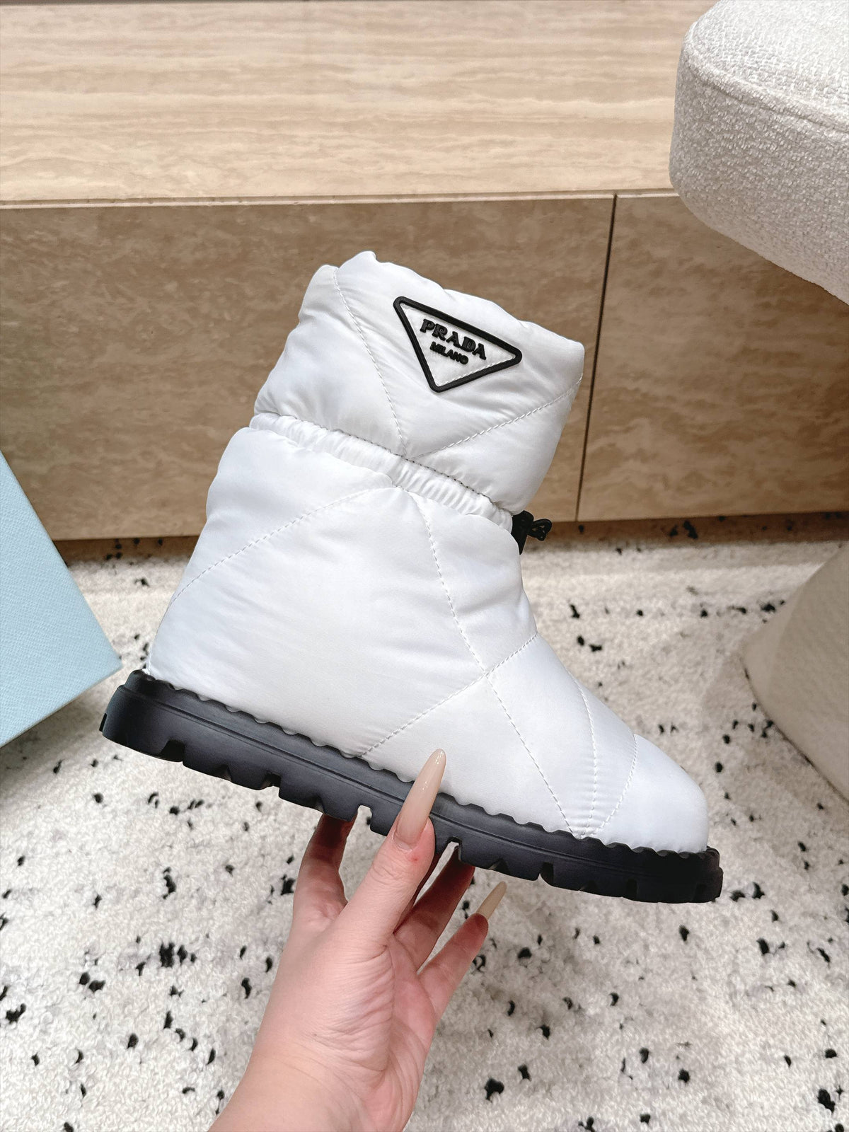 Prada 2026 Snow Boots Fabric 180394