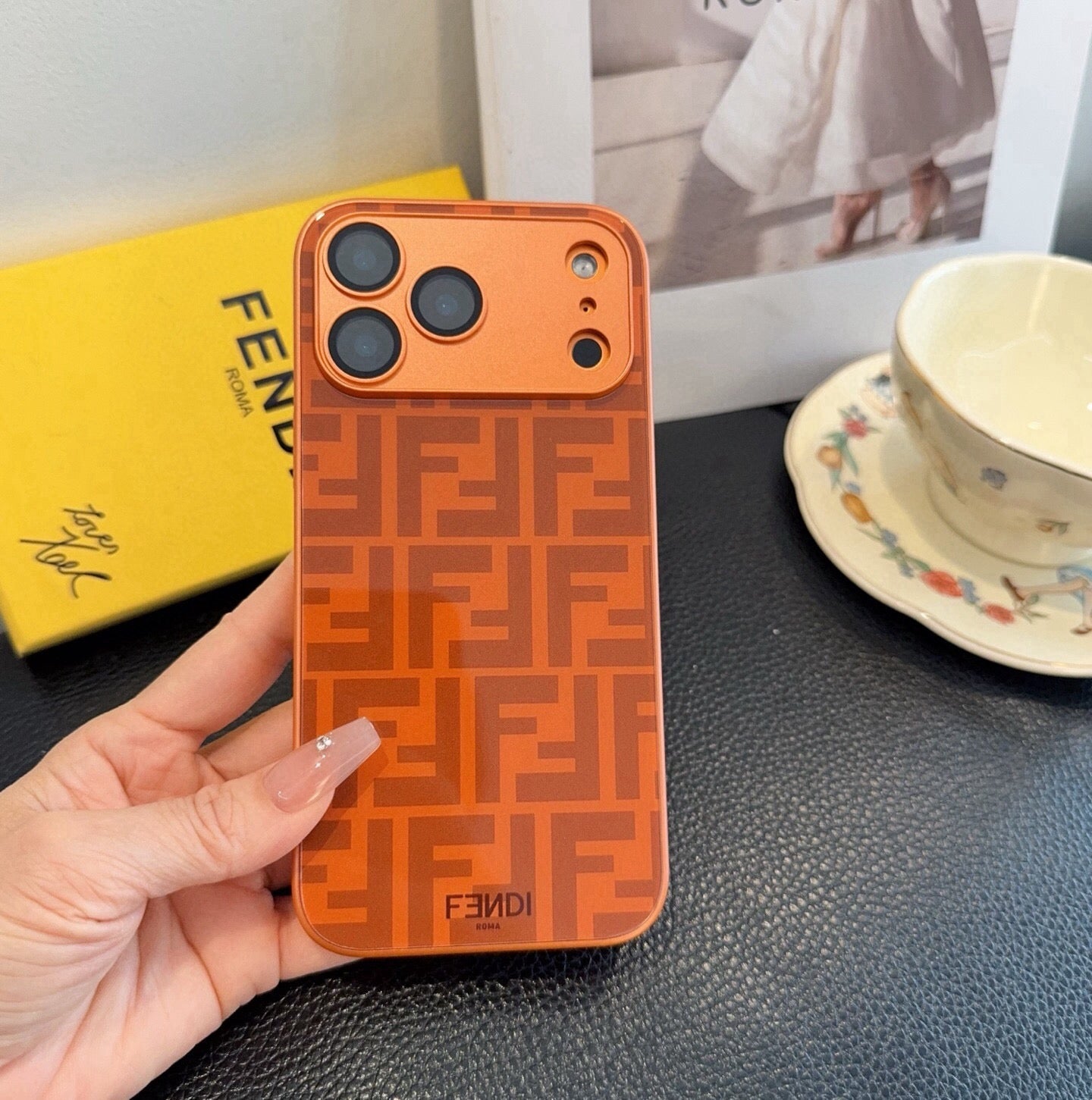 Fendi FF Monogram Card Holder Phone Case 400368
