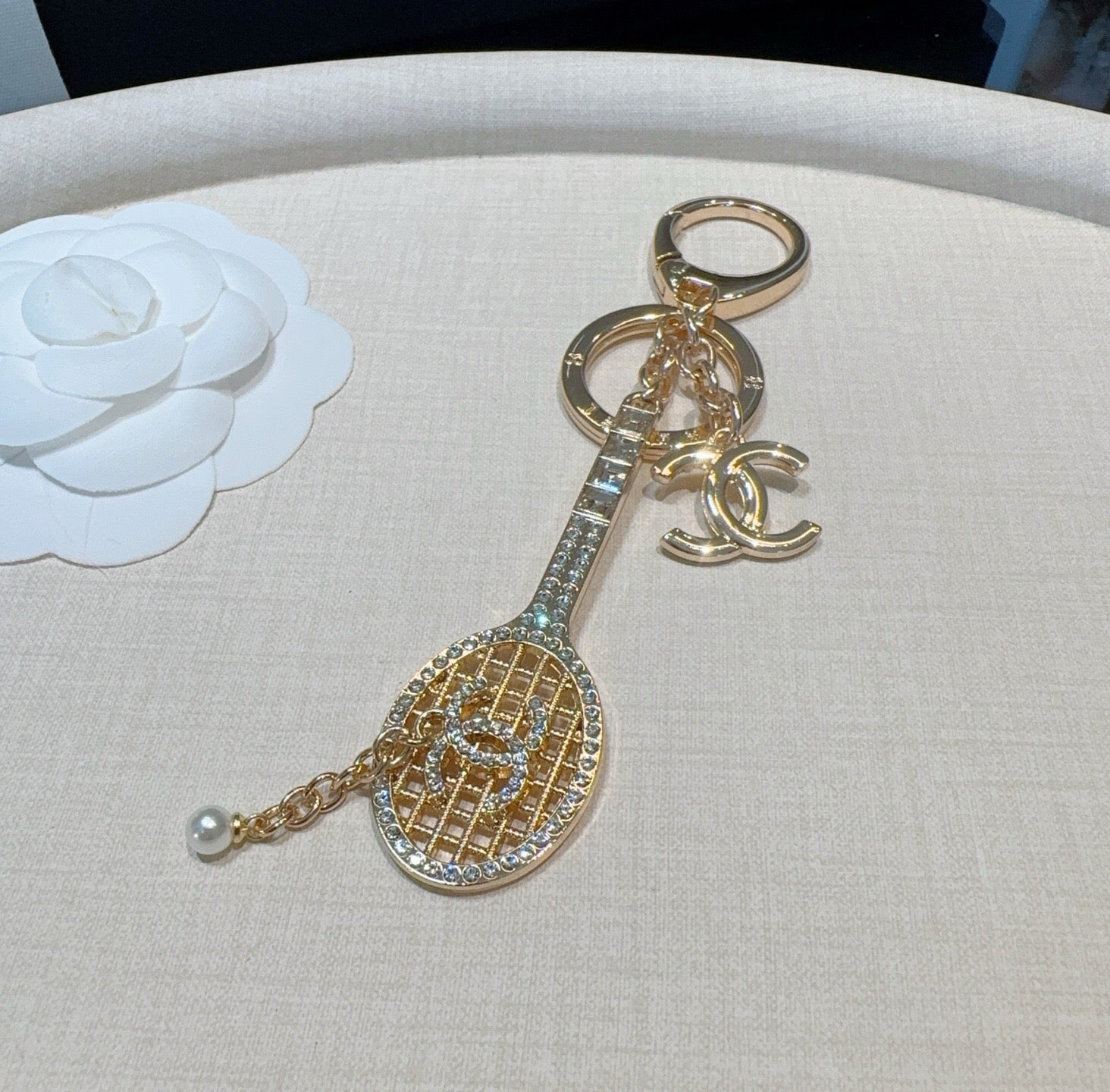 Chanel Tennis Racket Charm 415598