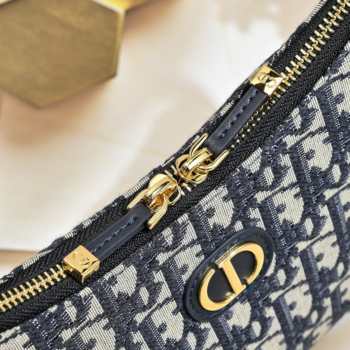 Dior 2026 Montaigne Bag With Chain 21cm Lambskin Fabric