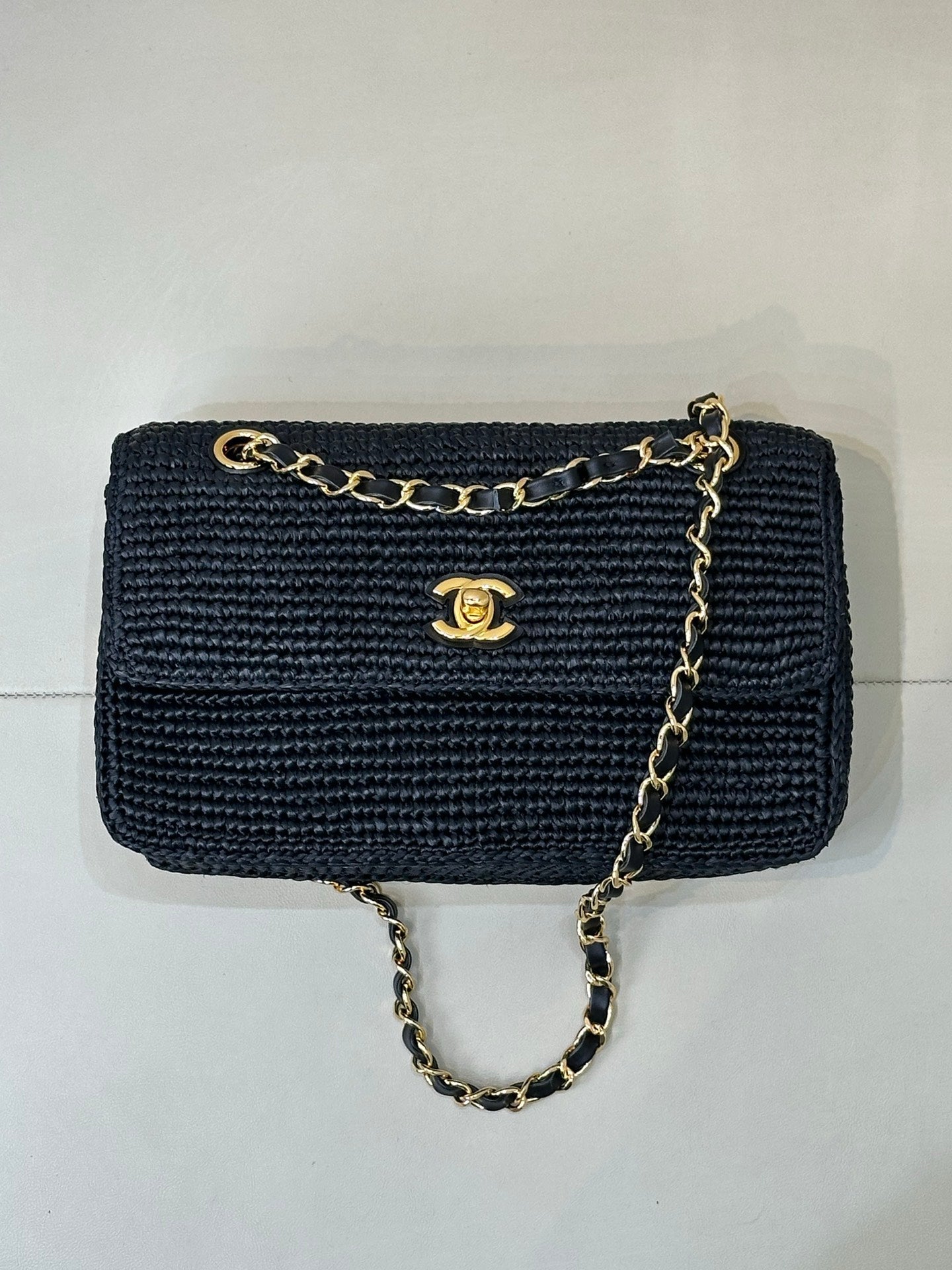 Chanel 2026 Coco Beach Flap Bag Raffia Leather 143488