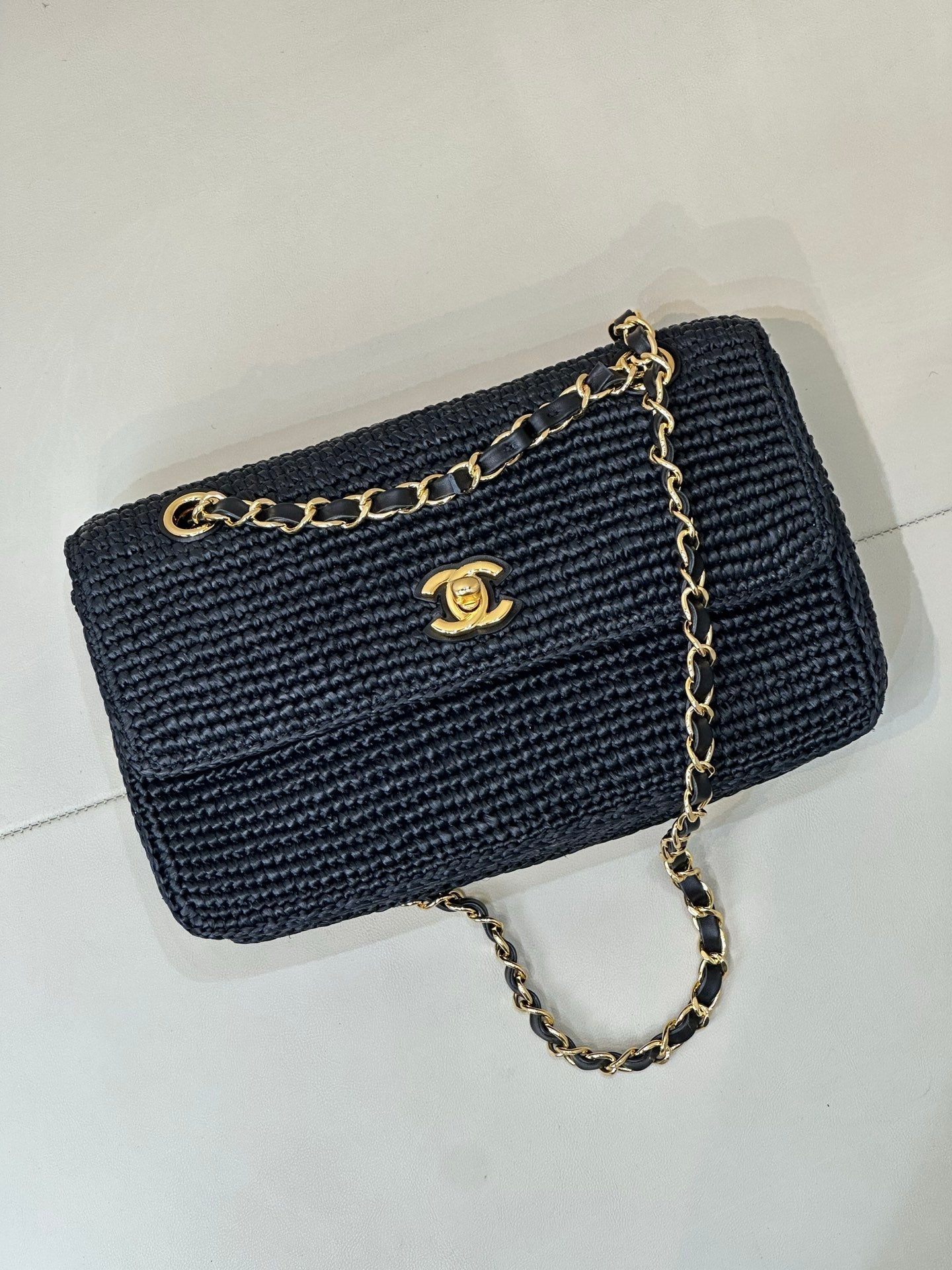 Chanel 2026 Coco Beach Flap Bag Raffia Leather 143488