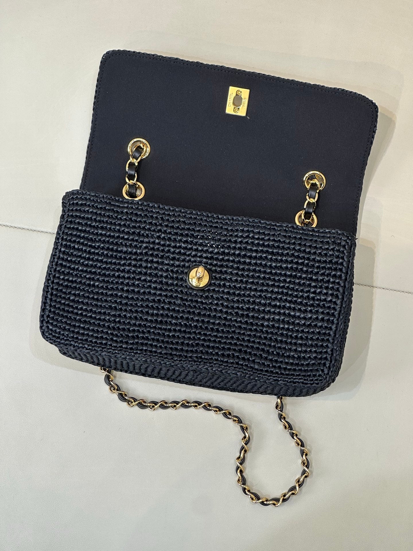 Chanel 2026 Coco Beach Flap Bag Raffia Leather 143488