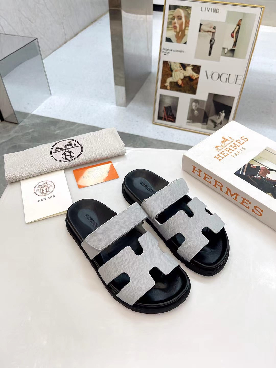 Hermes 2026 Chypre Sandal Epsom Leather 779911
