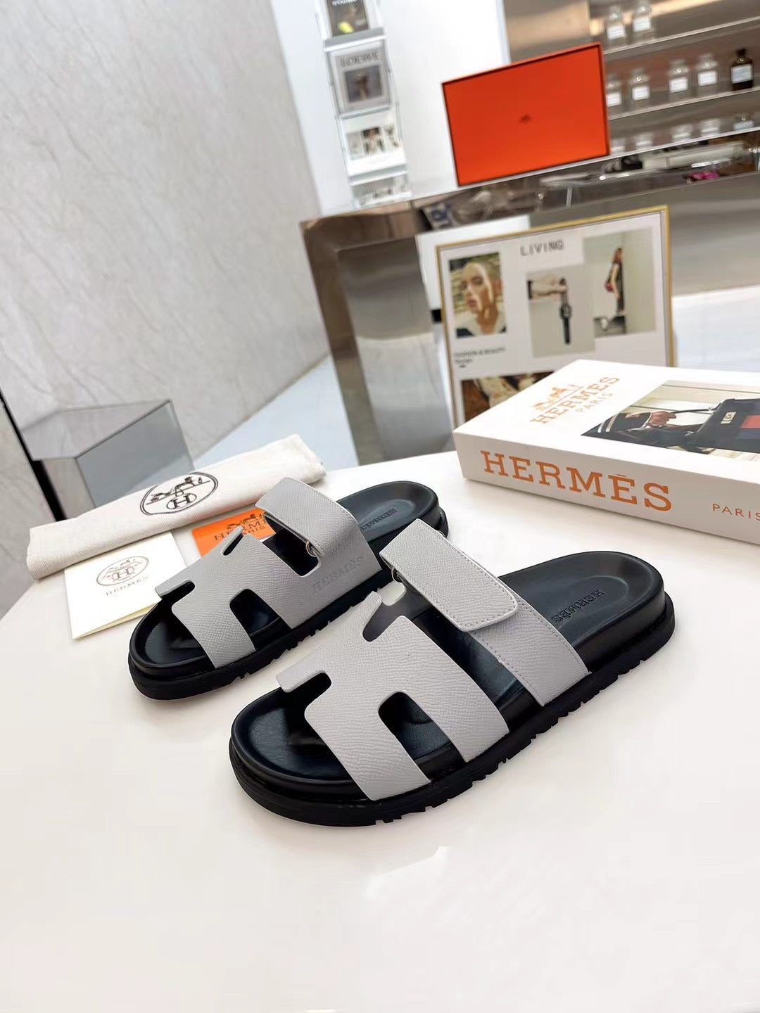Hermes 2026 Chypre Sandal Epsom Leather 779911