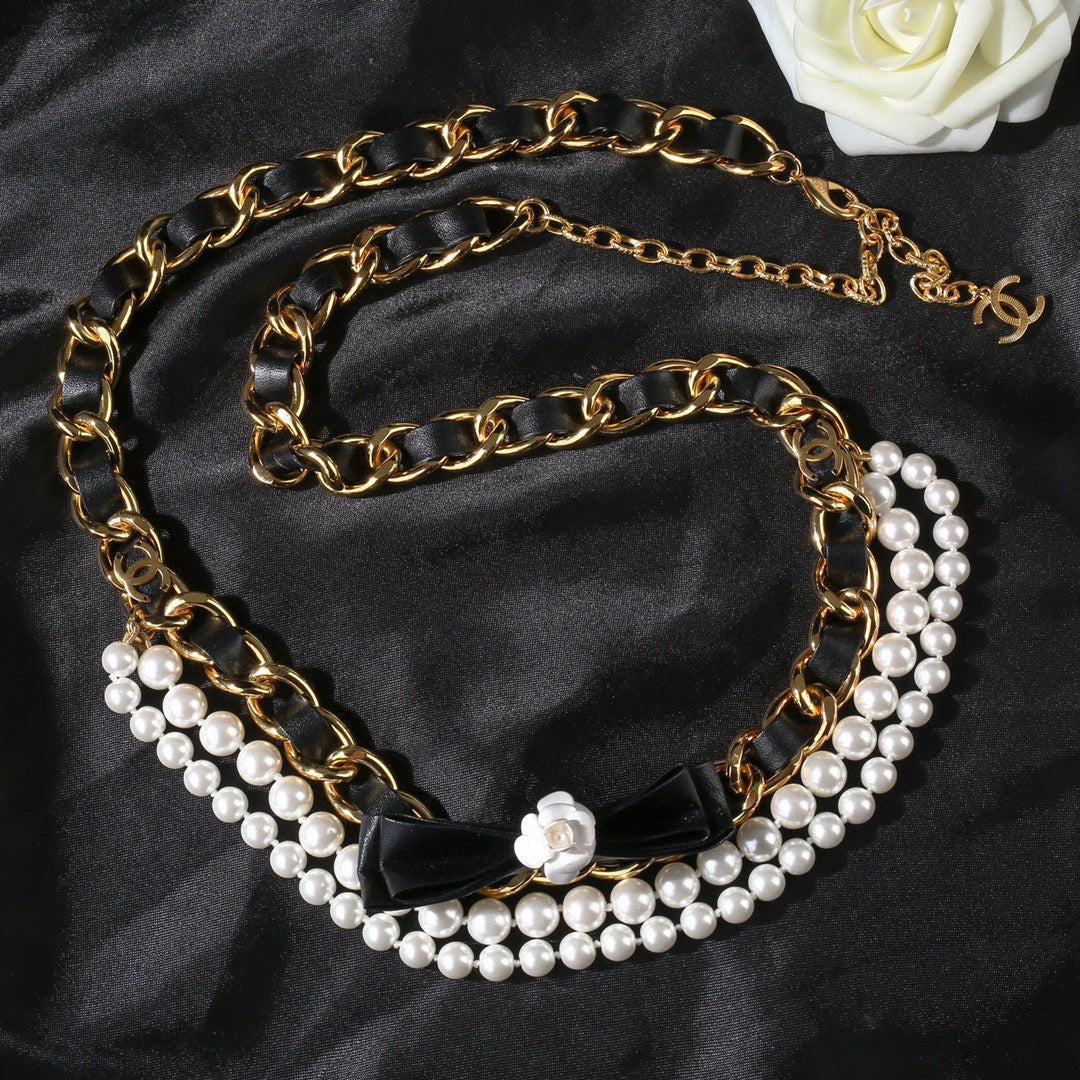 Chanel 2026 Camellia Waist Chain Belt 207009