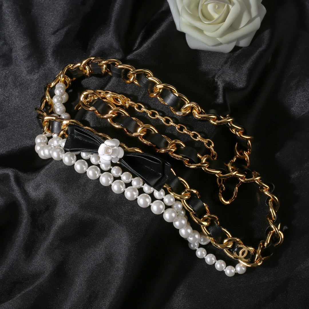 Chanel 2026 Camellia Waist Chain Belt 207009