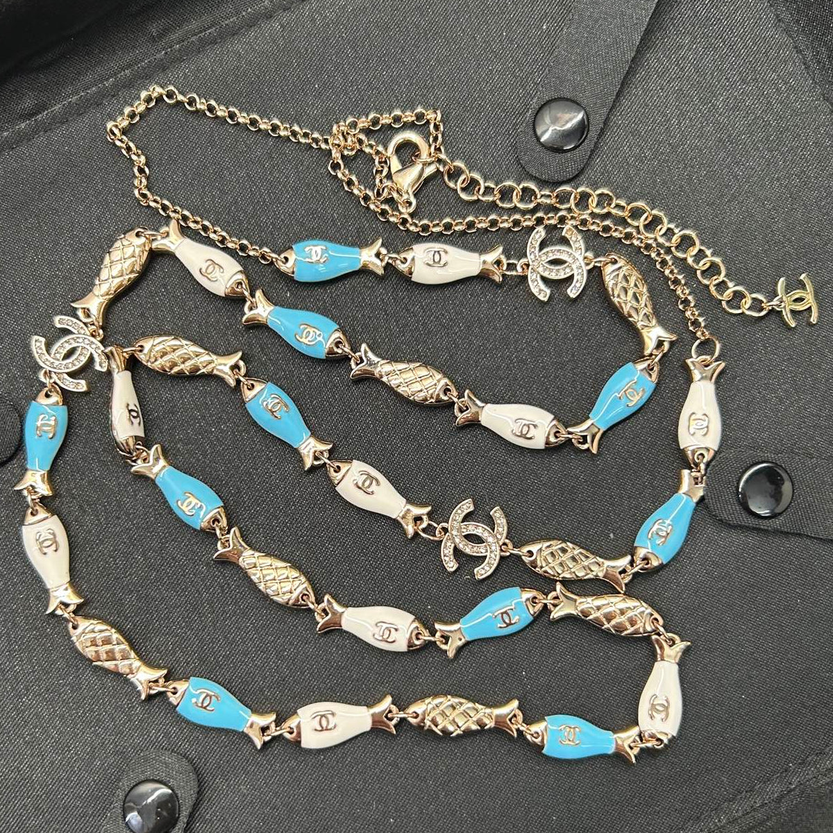 Chanel 2026 Fish Charm Chain Belt 213294