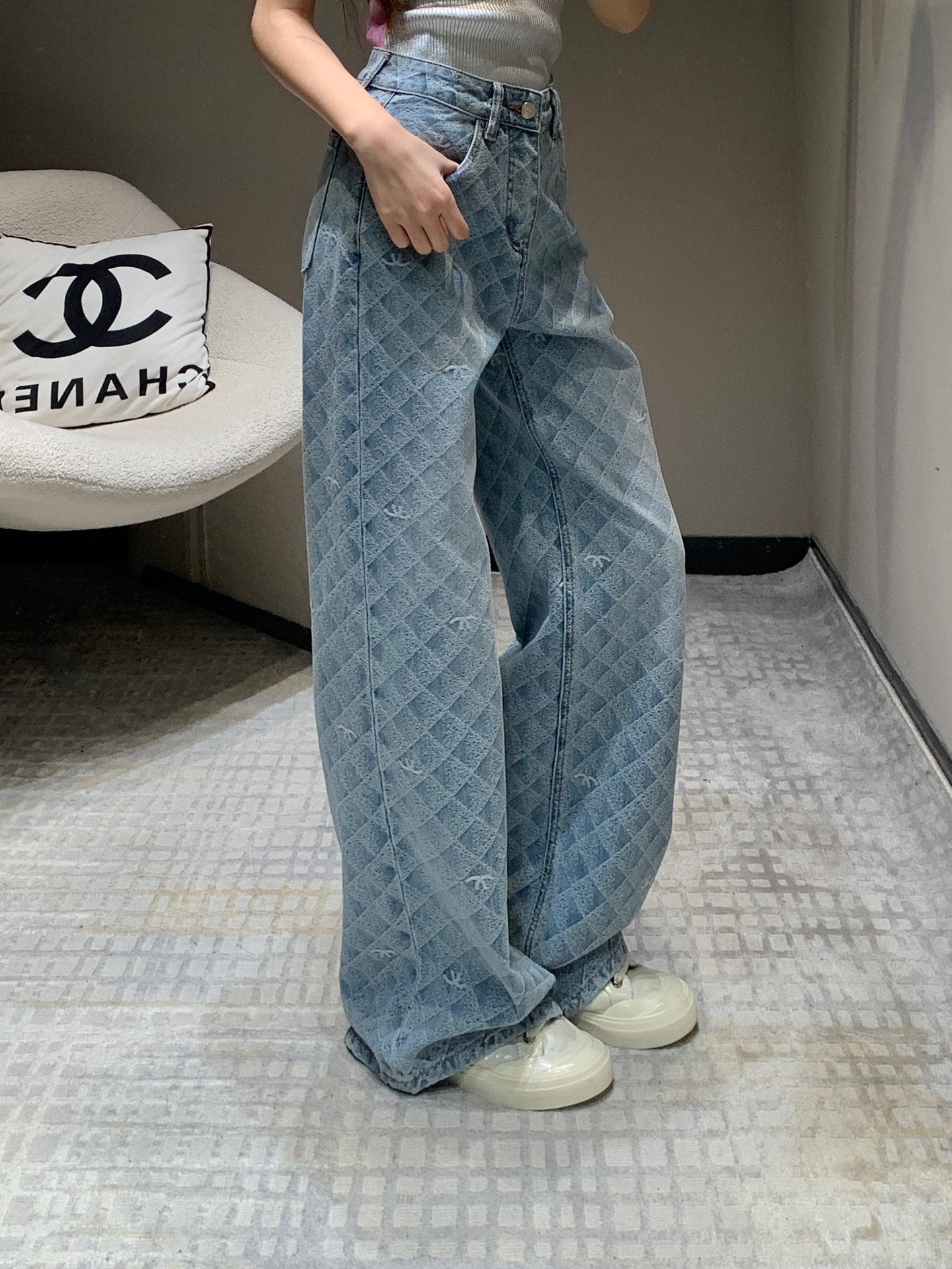 CC Jeans In Light Blue Denim Fabric