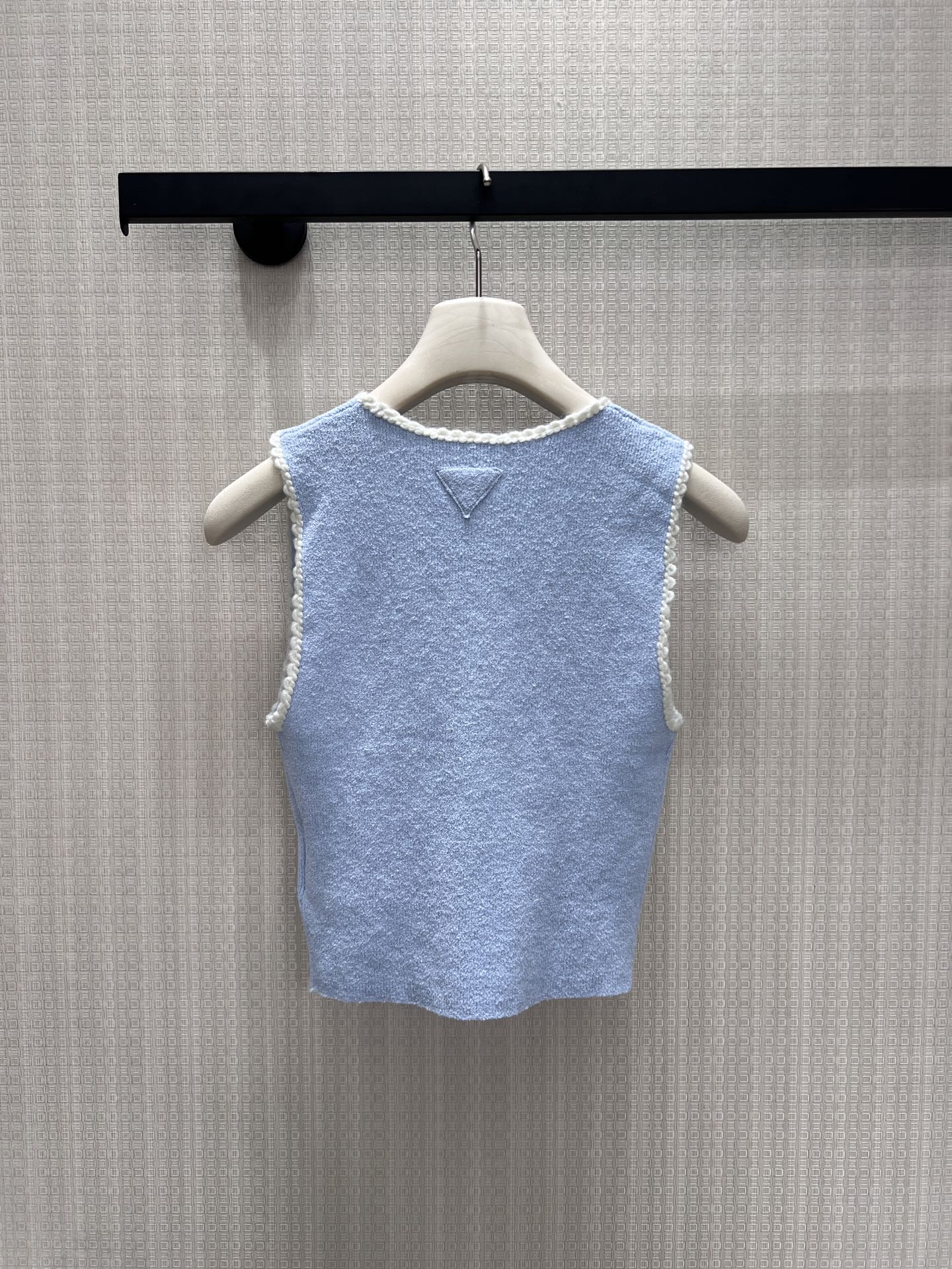 Prada 2026 Tank Top Blue Cotton 400577