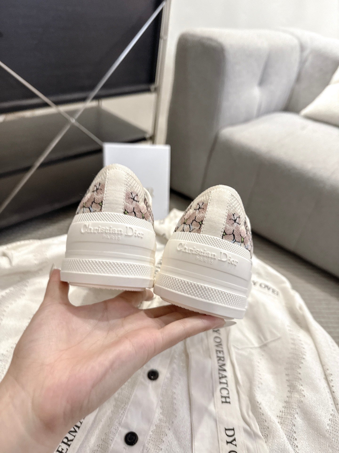 Dior 2026 Embroidered Platform Sneaker Canvas 932124