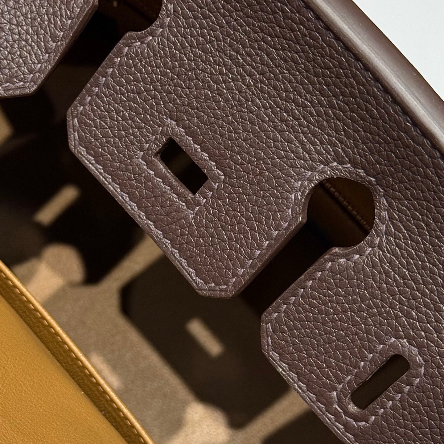 HM BIRKIN 25CM CAFE TOGO LEATHER SILVER HARDWARE 237502