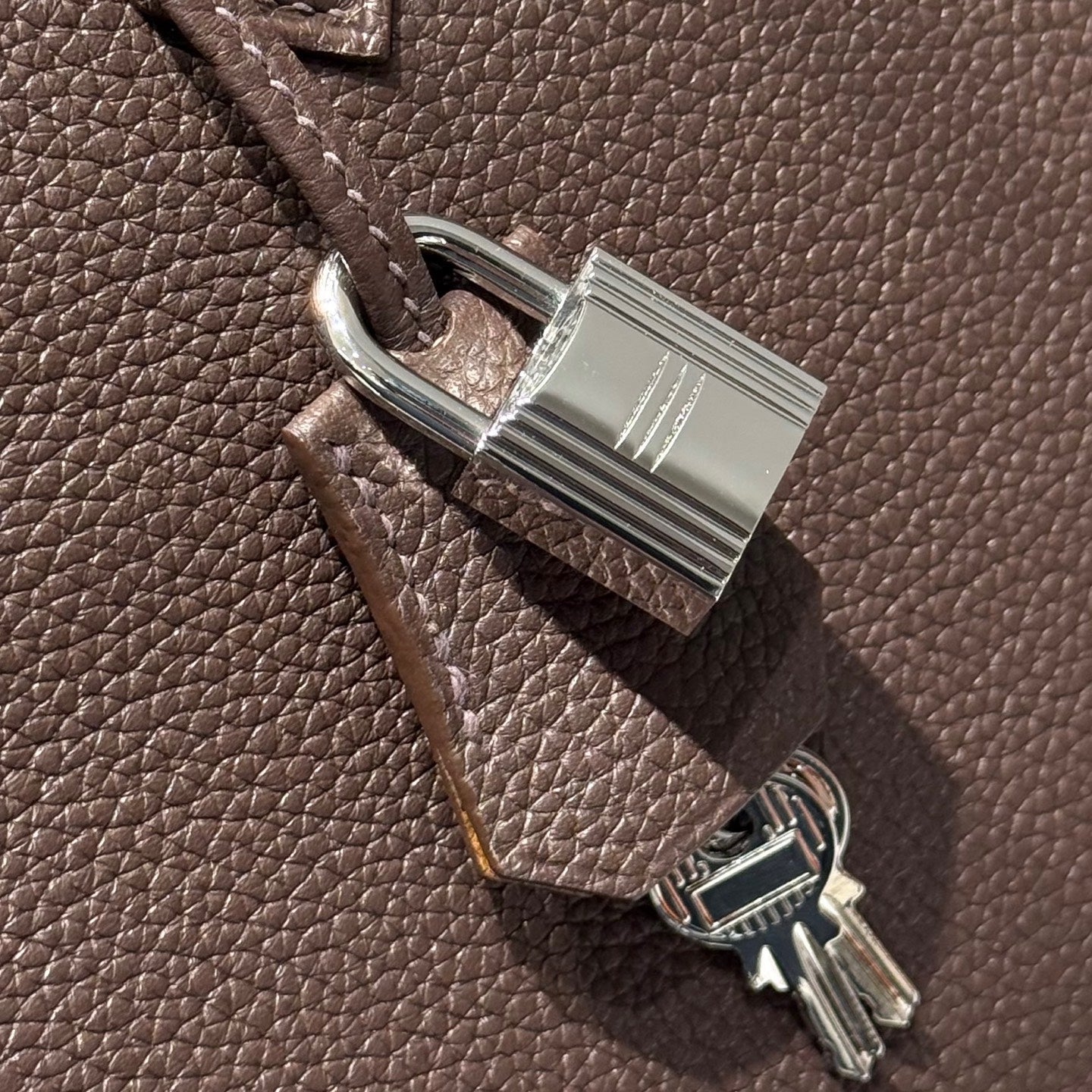 HM BIRKIN 25CM CAFE TOGO LEATHER SILVER HARDWARE 237502