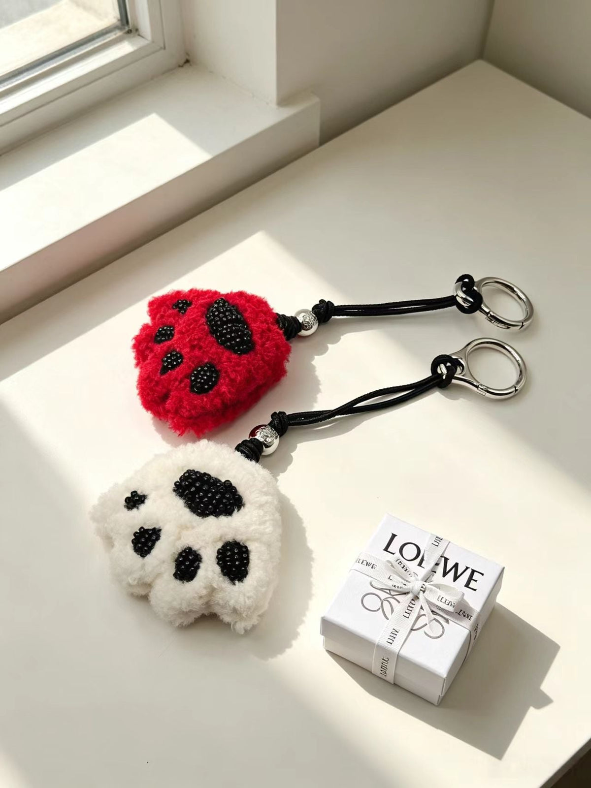 Loewe Soft And Fluffy Cat Paw Charm