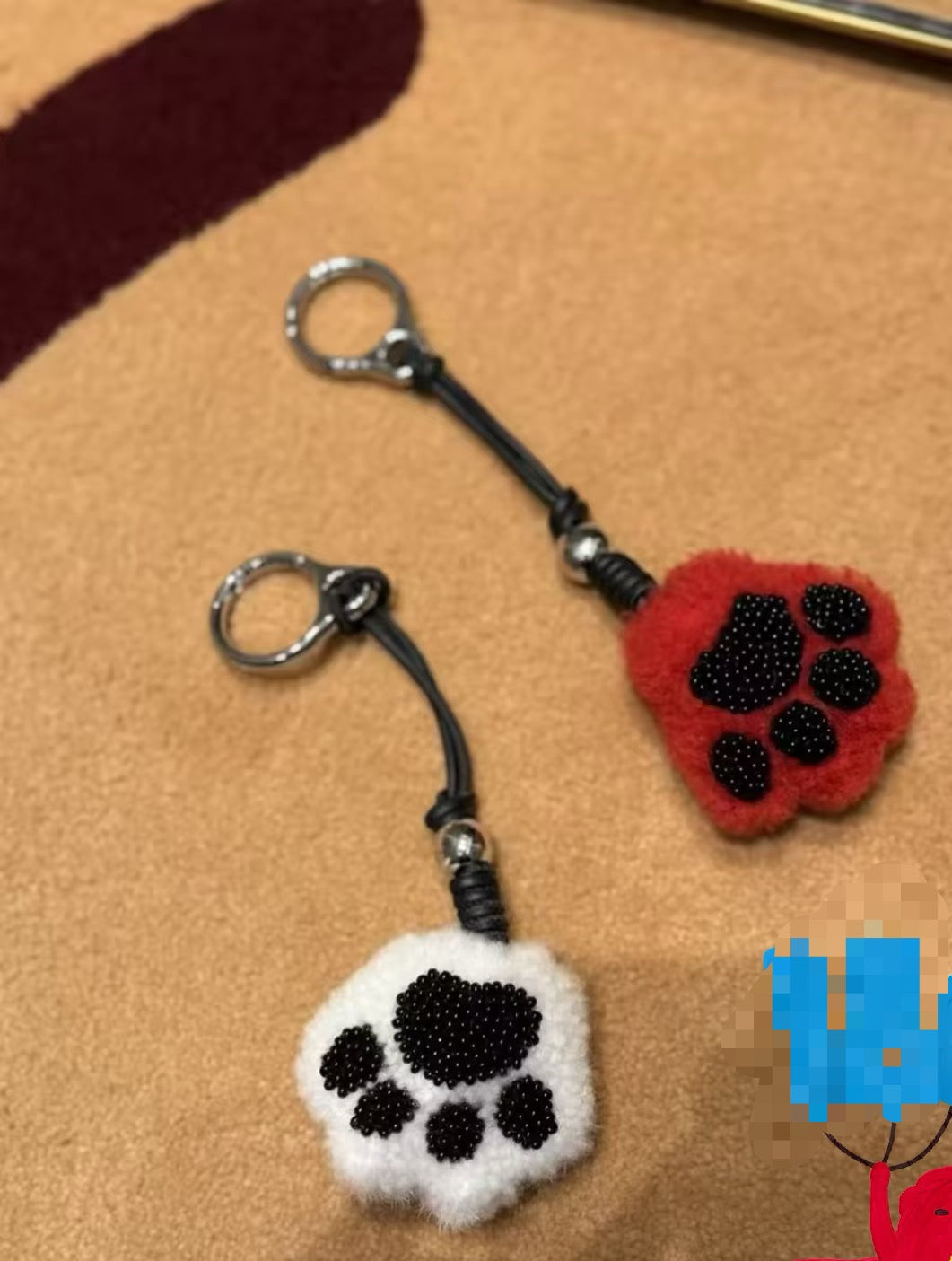 Loewe Soft And Fluffy Cat Paw Charm