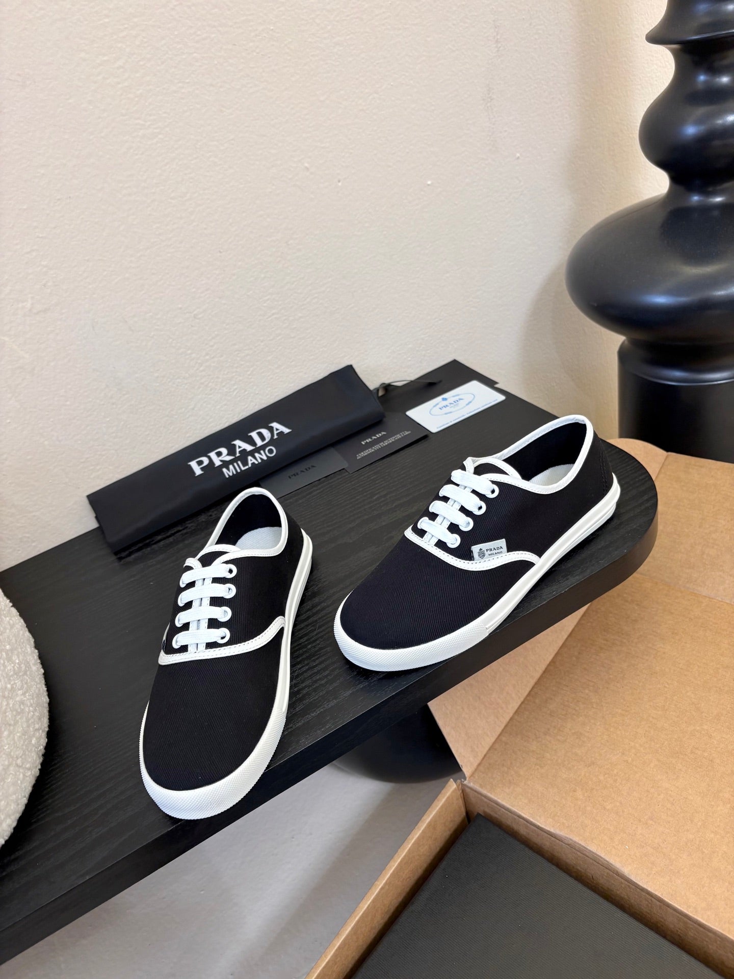 PRA 26S Casual Shoes Black Canvas 627468