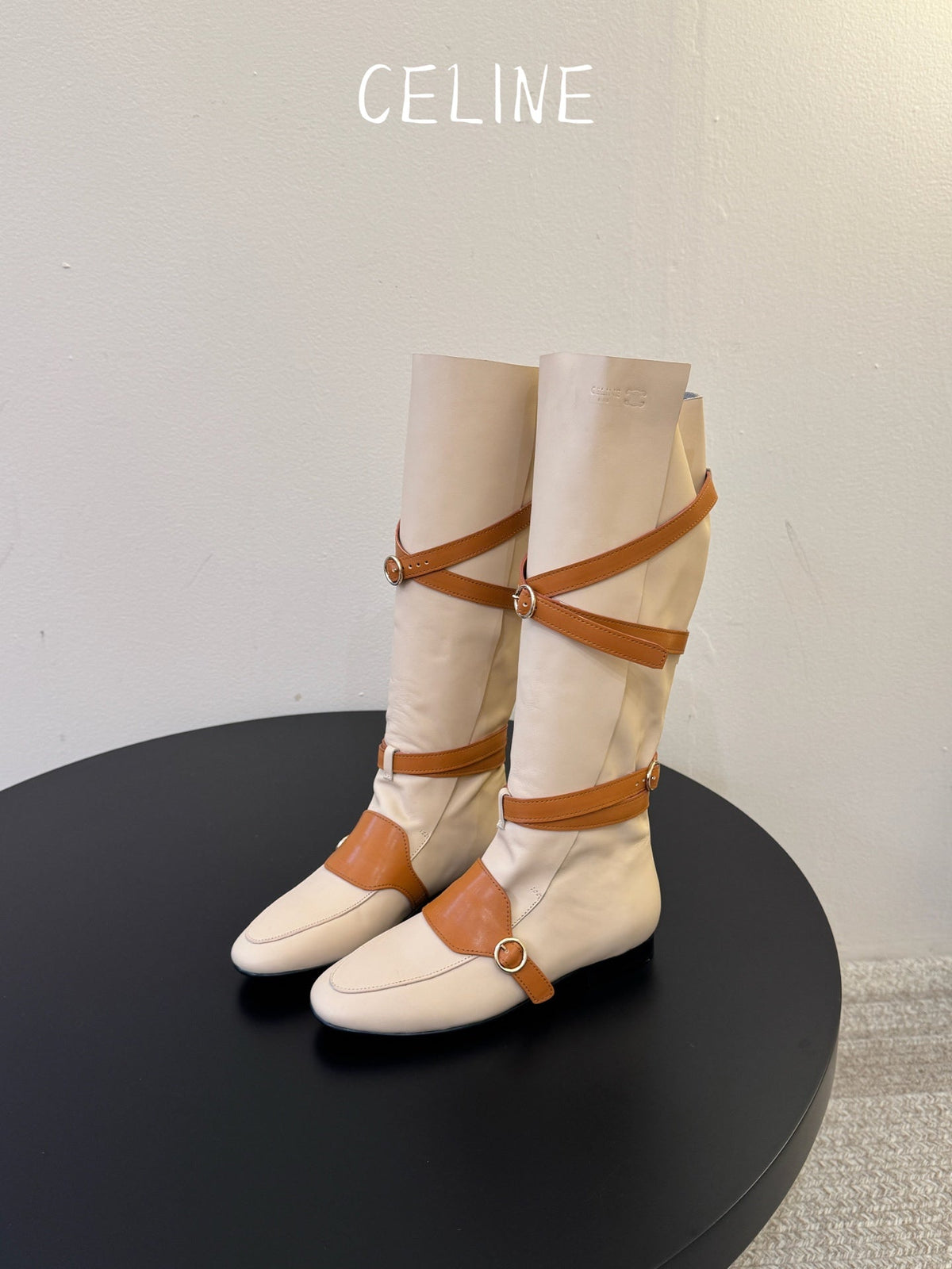 Celine 2026 Knee-High Boots Leather 104893