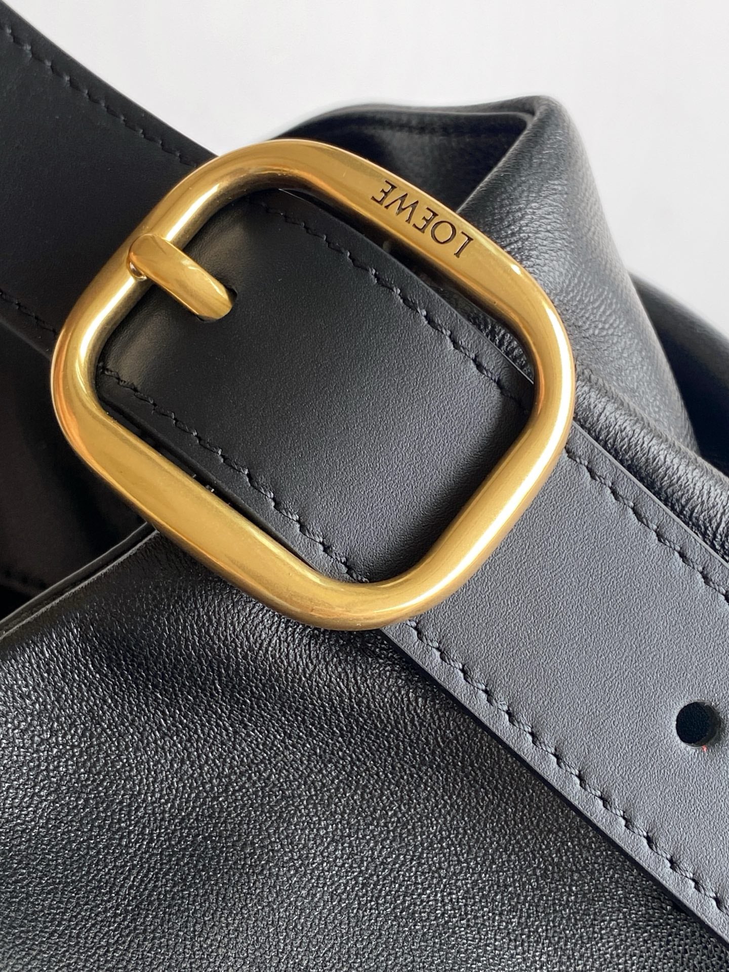 Loewe Draped Handbag 30 Black Lambskin 280534