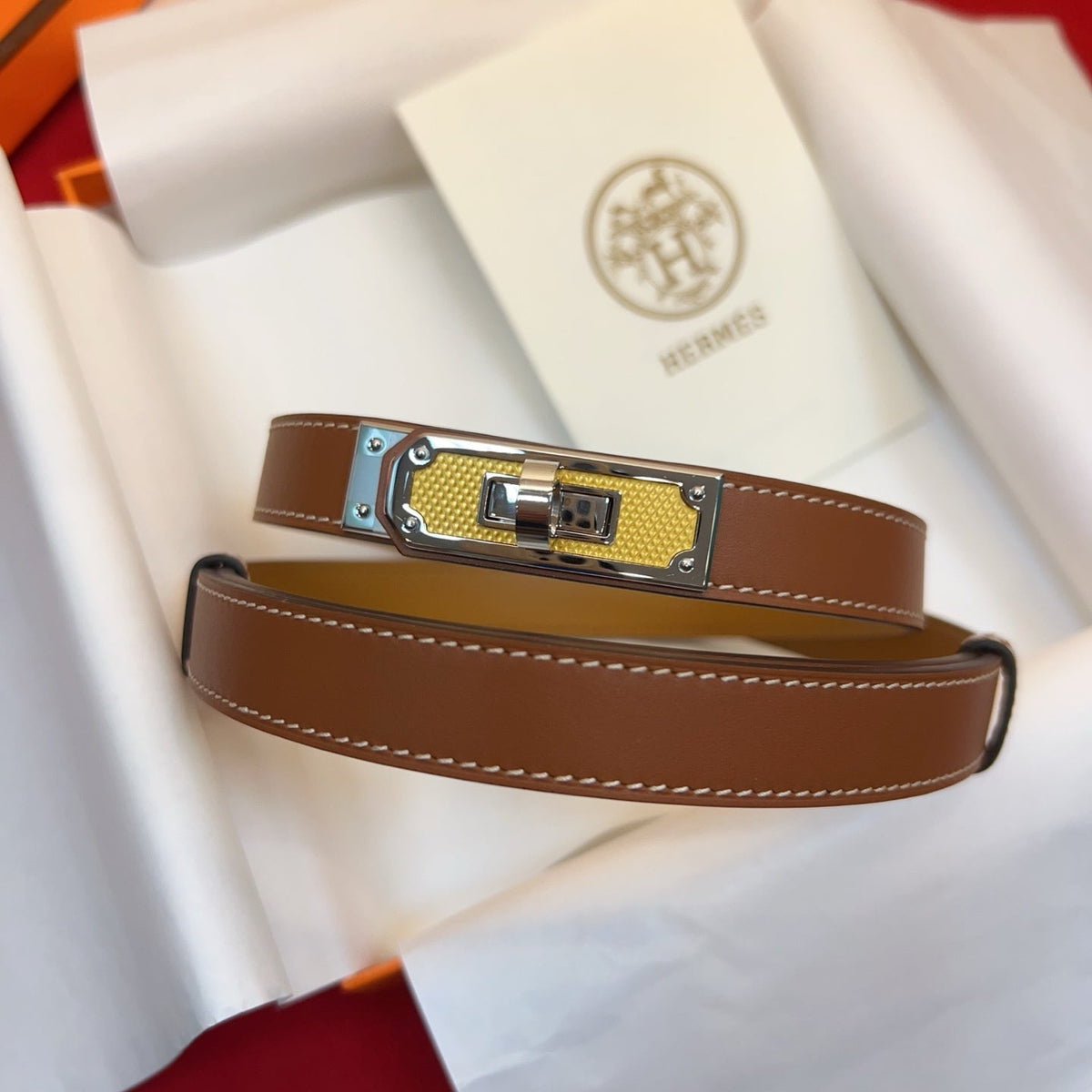 Hermes 2026 Kelly Splas'H 18 Belt Leather 211065