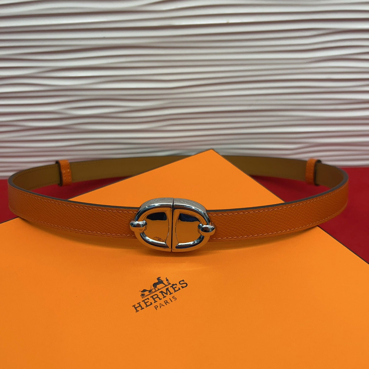 Hermes 2026 Chaine Ancre Belt 18mm Epsom leather 212454