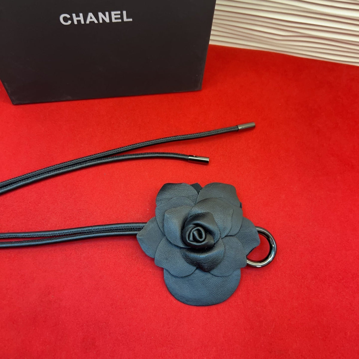 Chanel 2026 Camellia Flower Belt Leather 217065