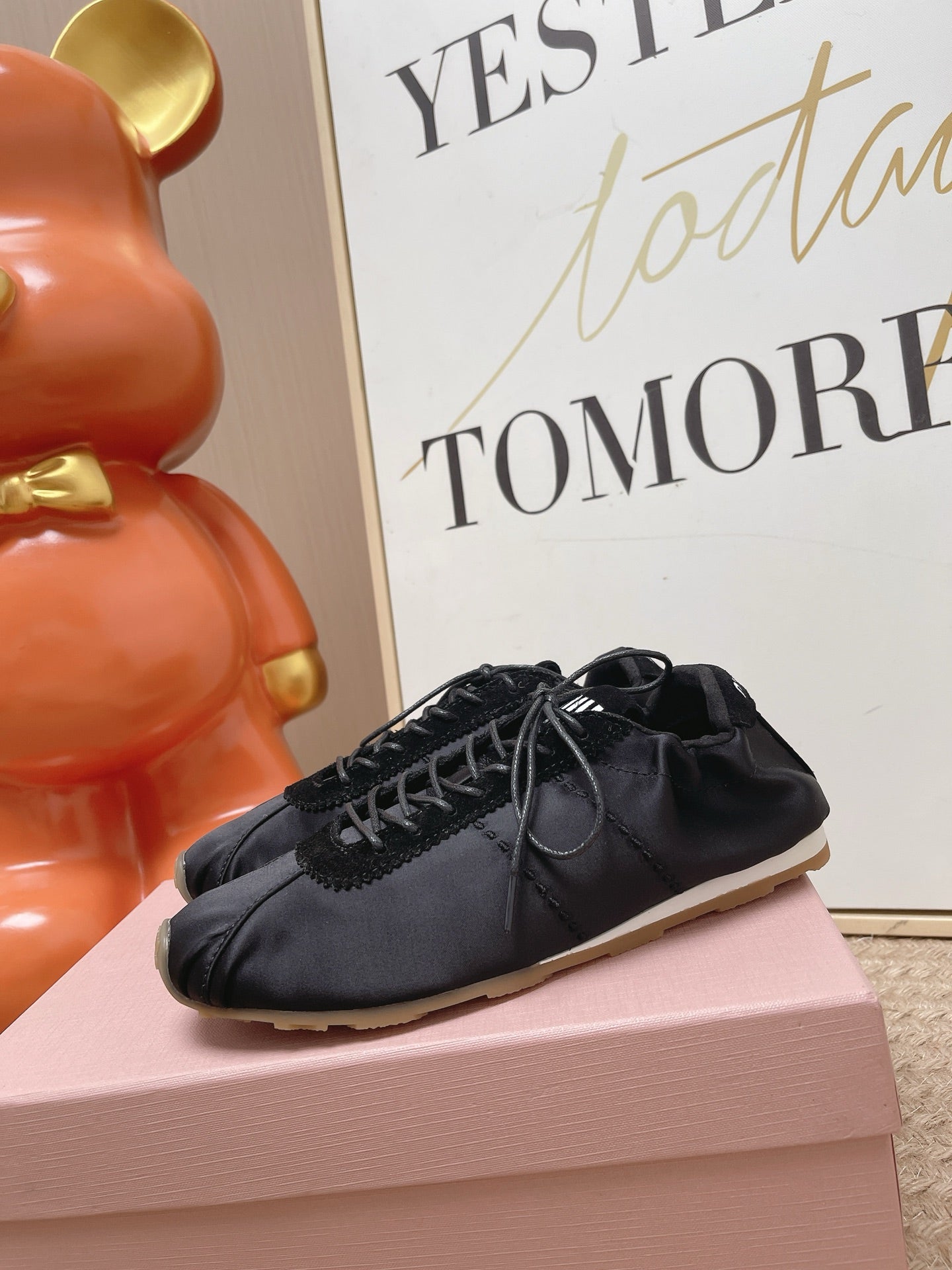 Miumiu 2026 Plume Sneakers Satin 950922
