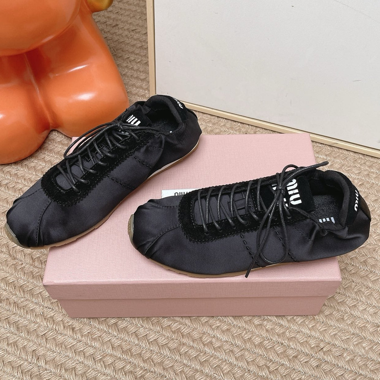 Miumiu 2026 Plume Sneakers Satin 950922