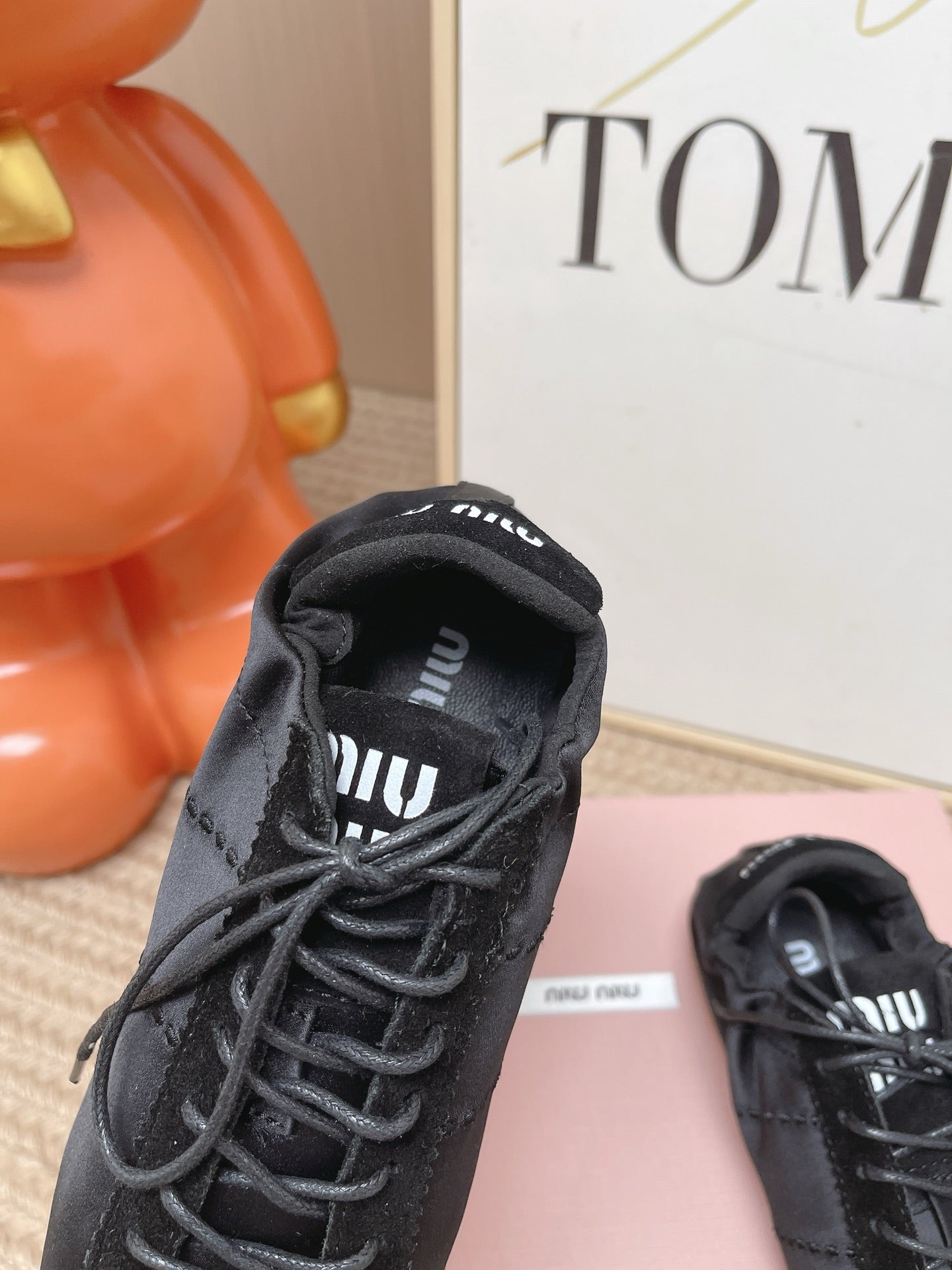 Miumiu 2026 Plume Sneakers Satin 950922