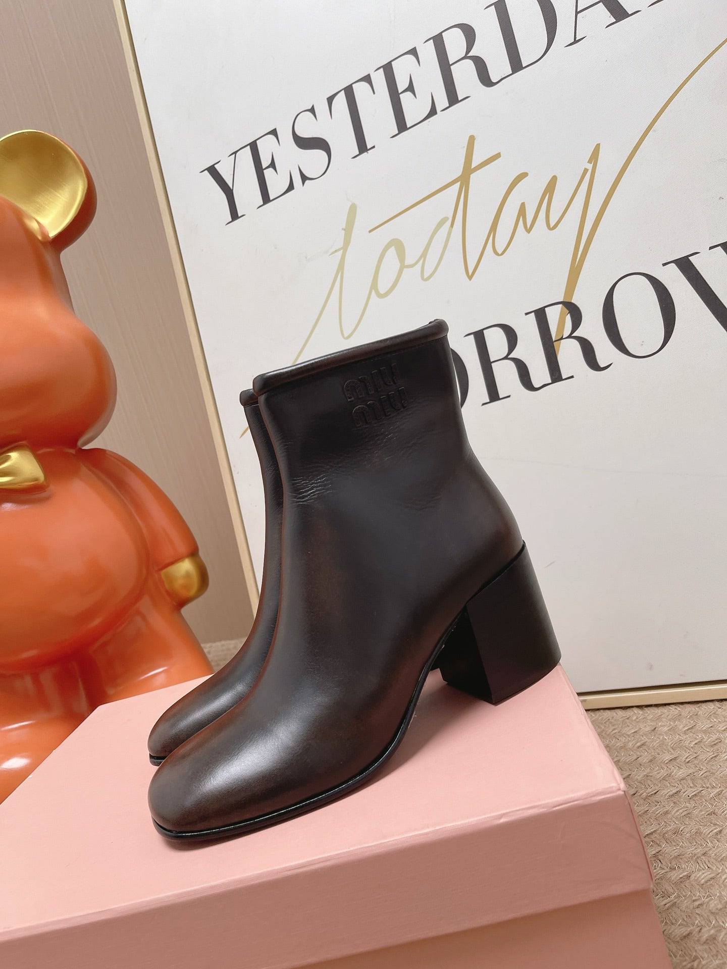 Miumiu 2026 Ankle Boots 60mm Cowhide 950954