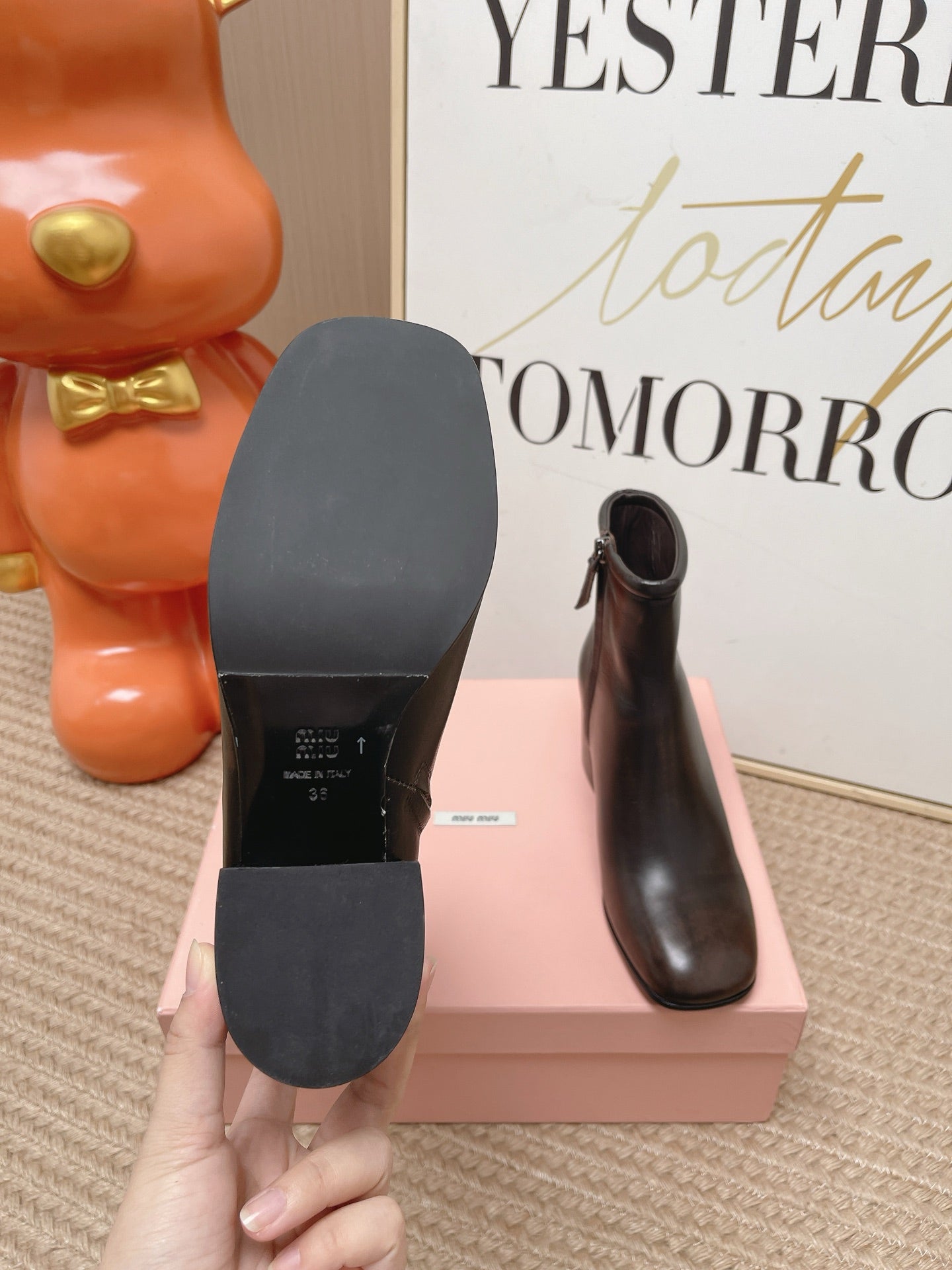 Miumiu 2026 Ankle Boots 60mm Cowhide 950954