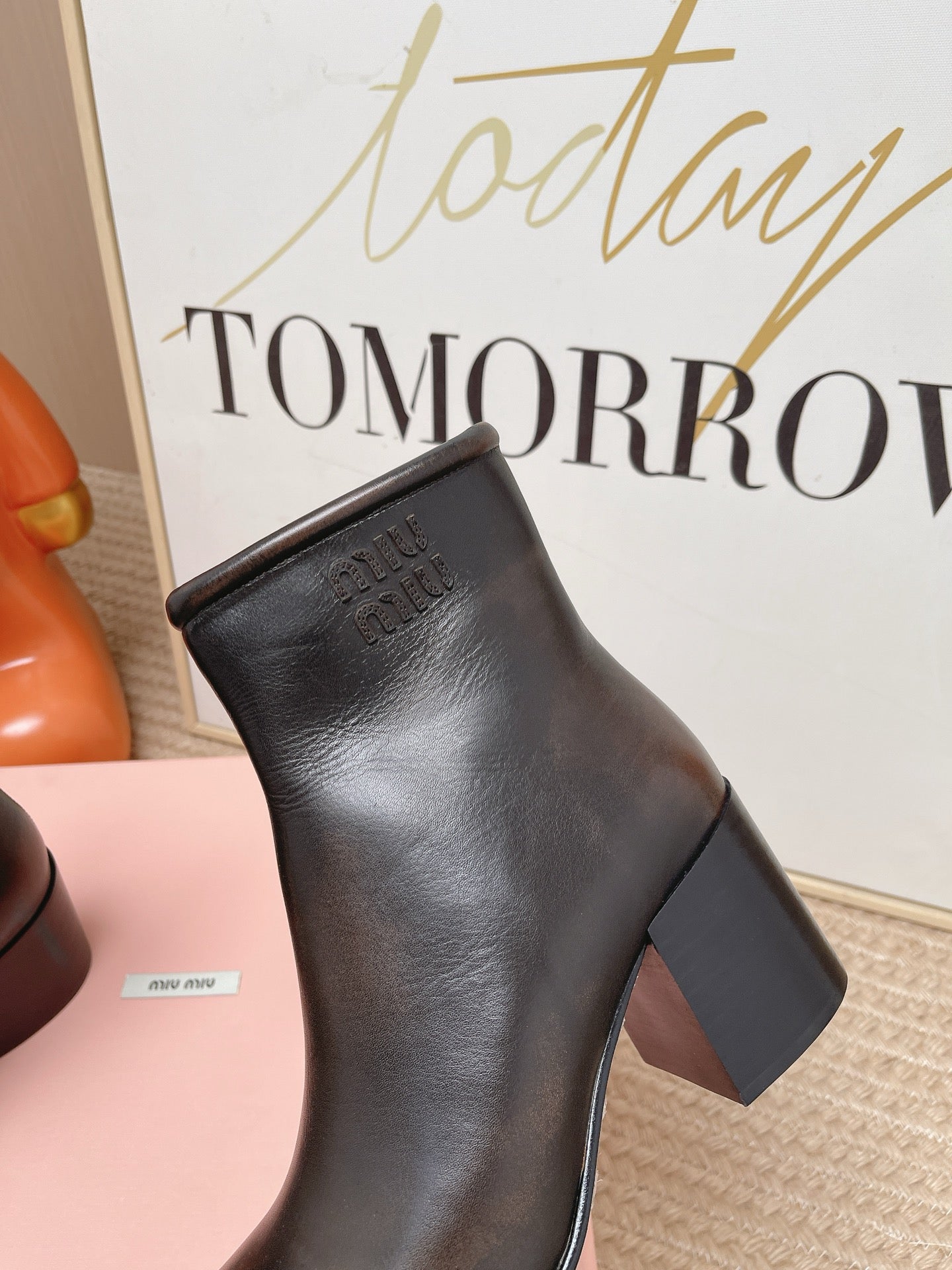 Miumiu 2026 Ankle Boots 60mm Cowhide 950954