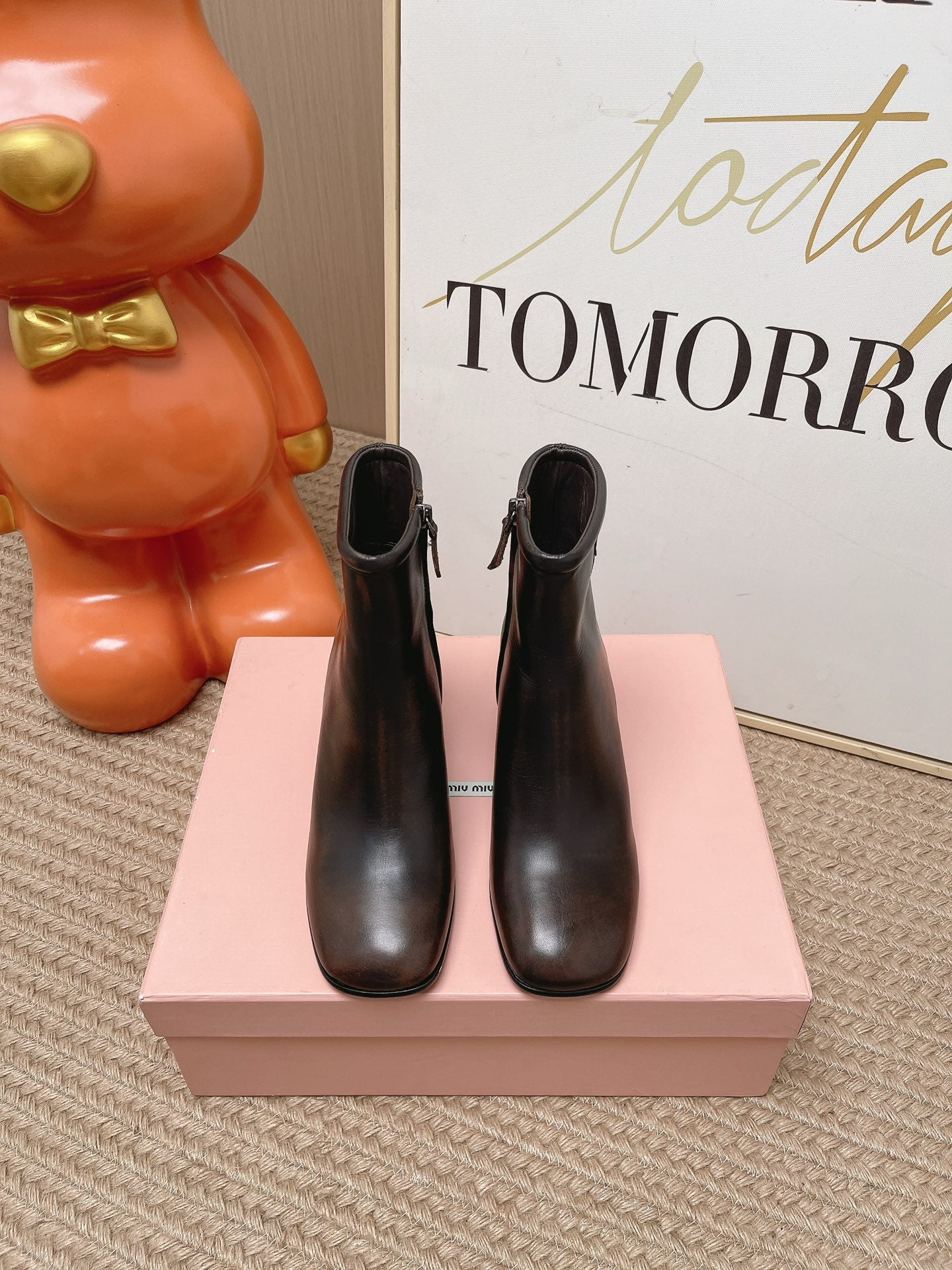 Miumiu 2026 Ankle Boots 60mm Cowhide 950954