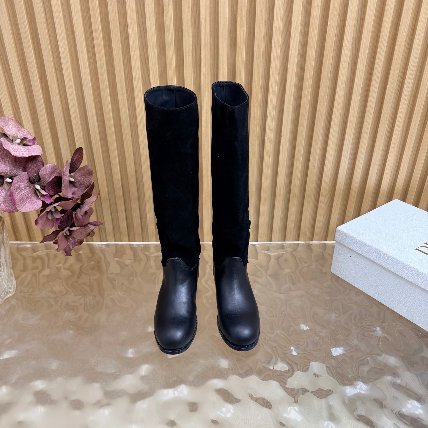 Dior 2026 Knee-High Boots Suede Leather 955993