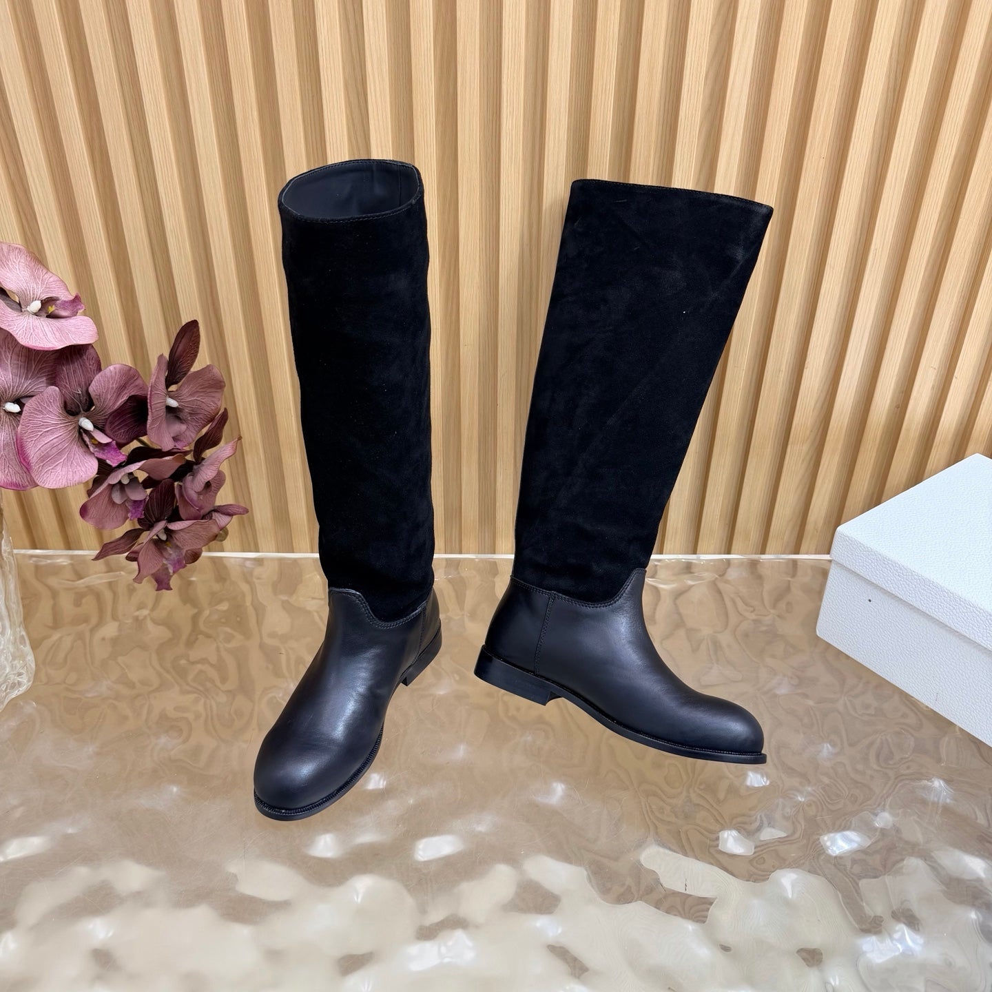 Dior 2026 Knee-High Boots Suede Leather 955993