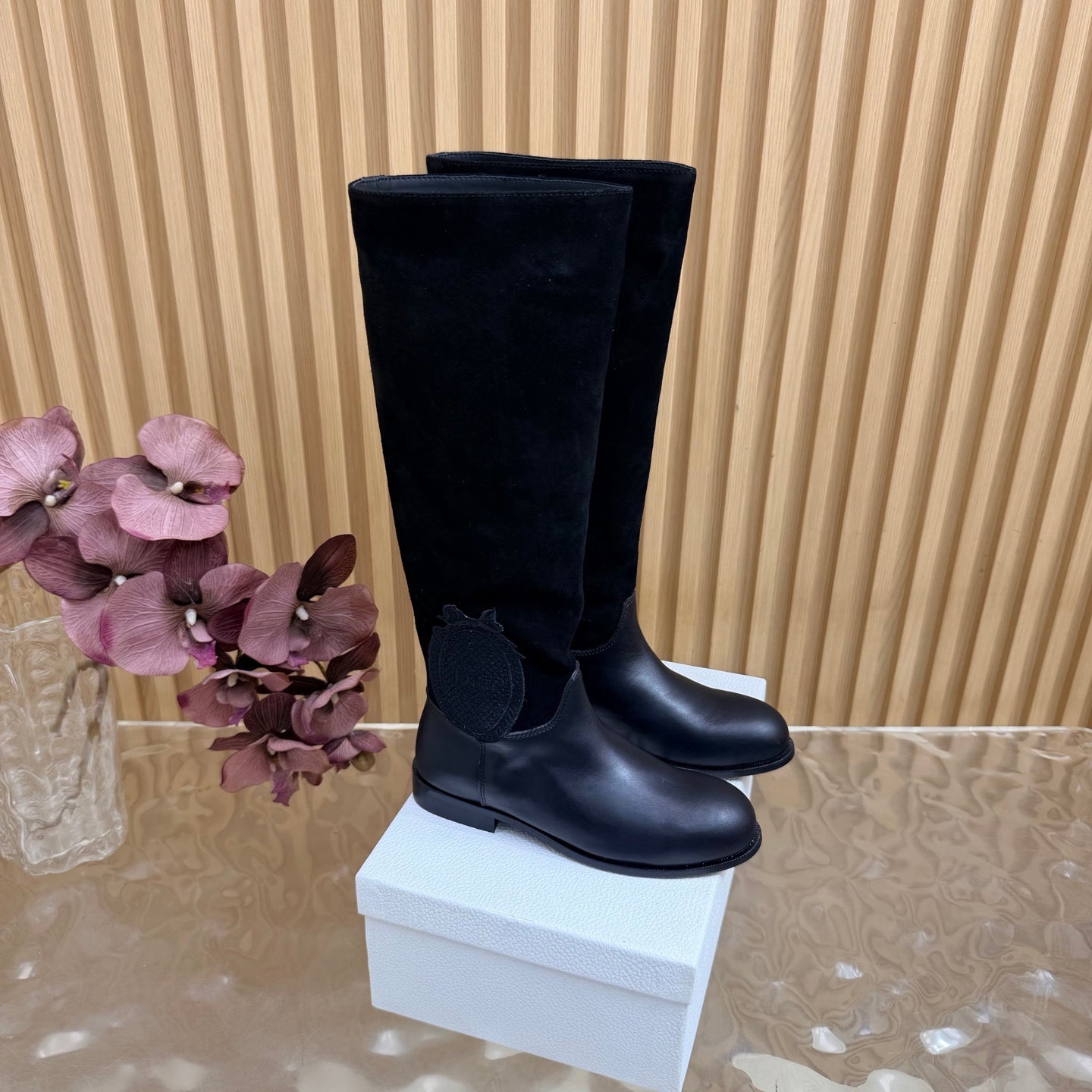 Dior 2026 Knee-High Boots Suede Leather 955993