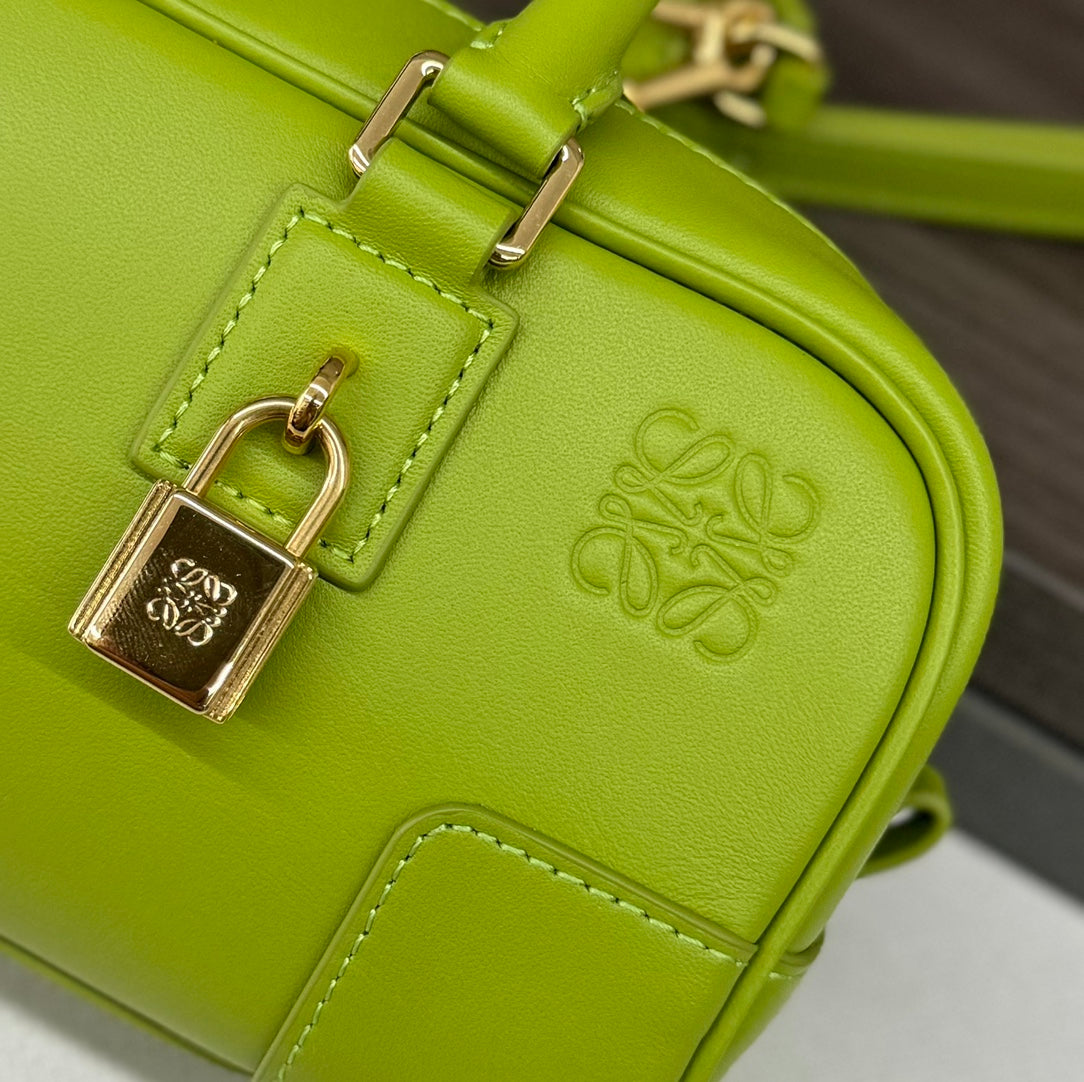 Loewe Mini Bowling Bag 23 Green Calfskin 280614