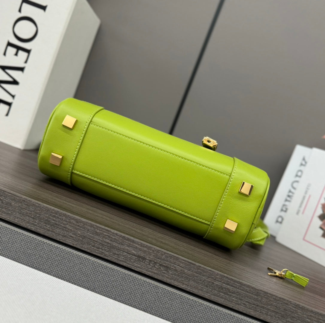 Loewe Mini Bowling Bag 23 Green Calfskin 280614