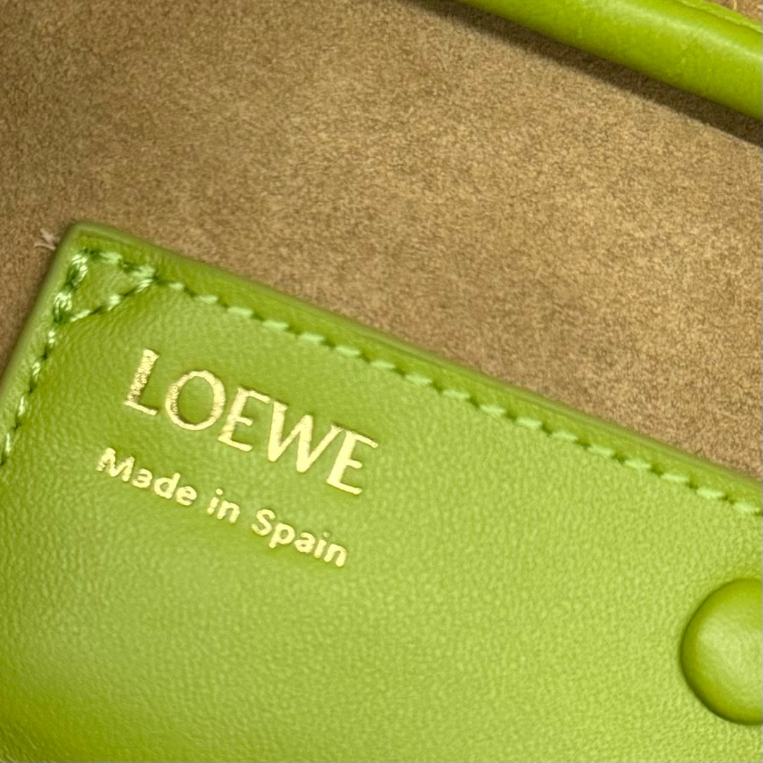 Loewe Mini Bowling Bag 23 Green Calfskin 280614